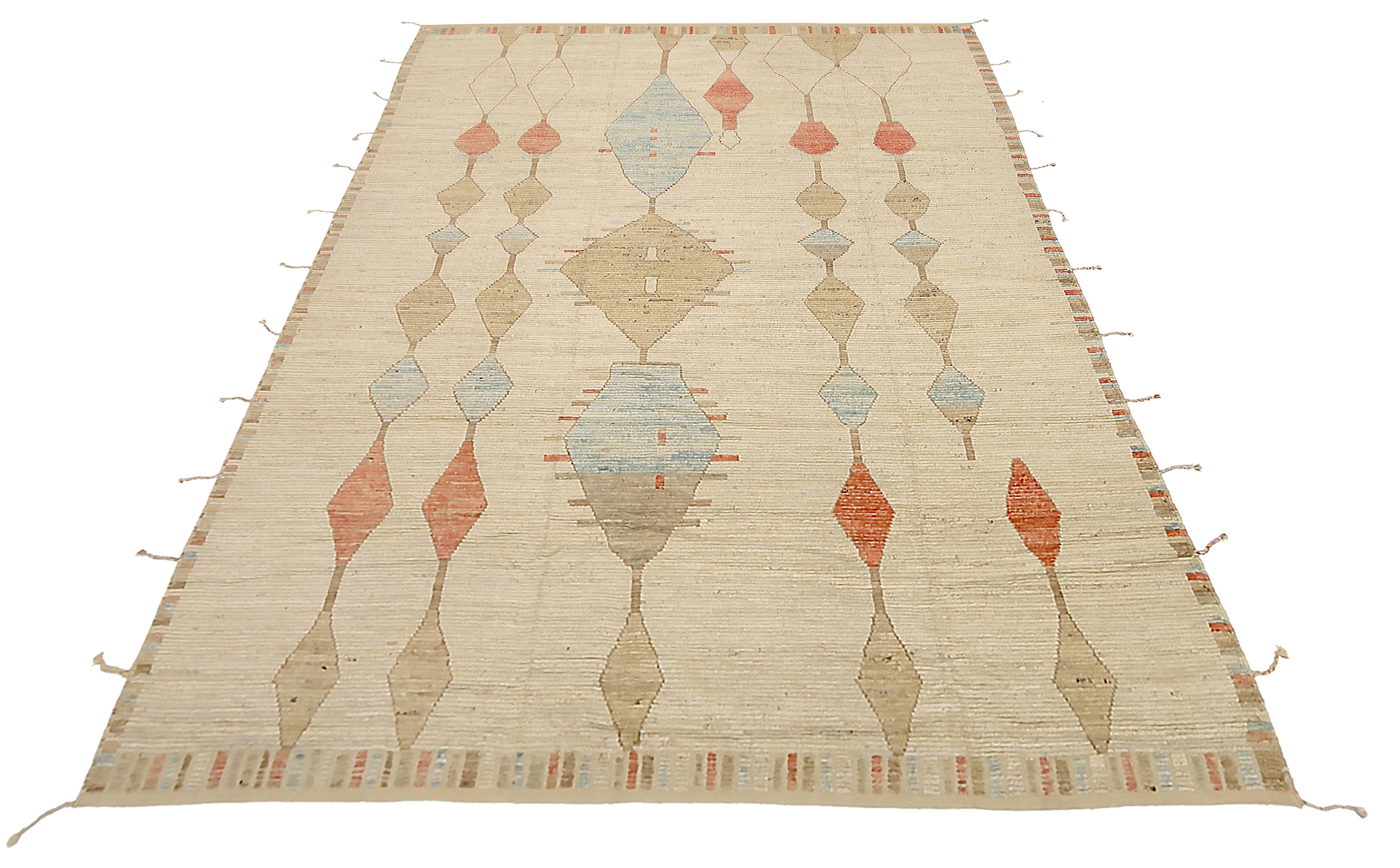 Thumbnail 2 for Afghanistan Moroccan Tribal Rug 92225