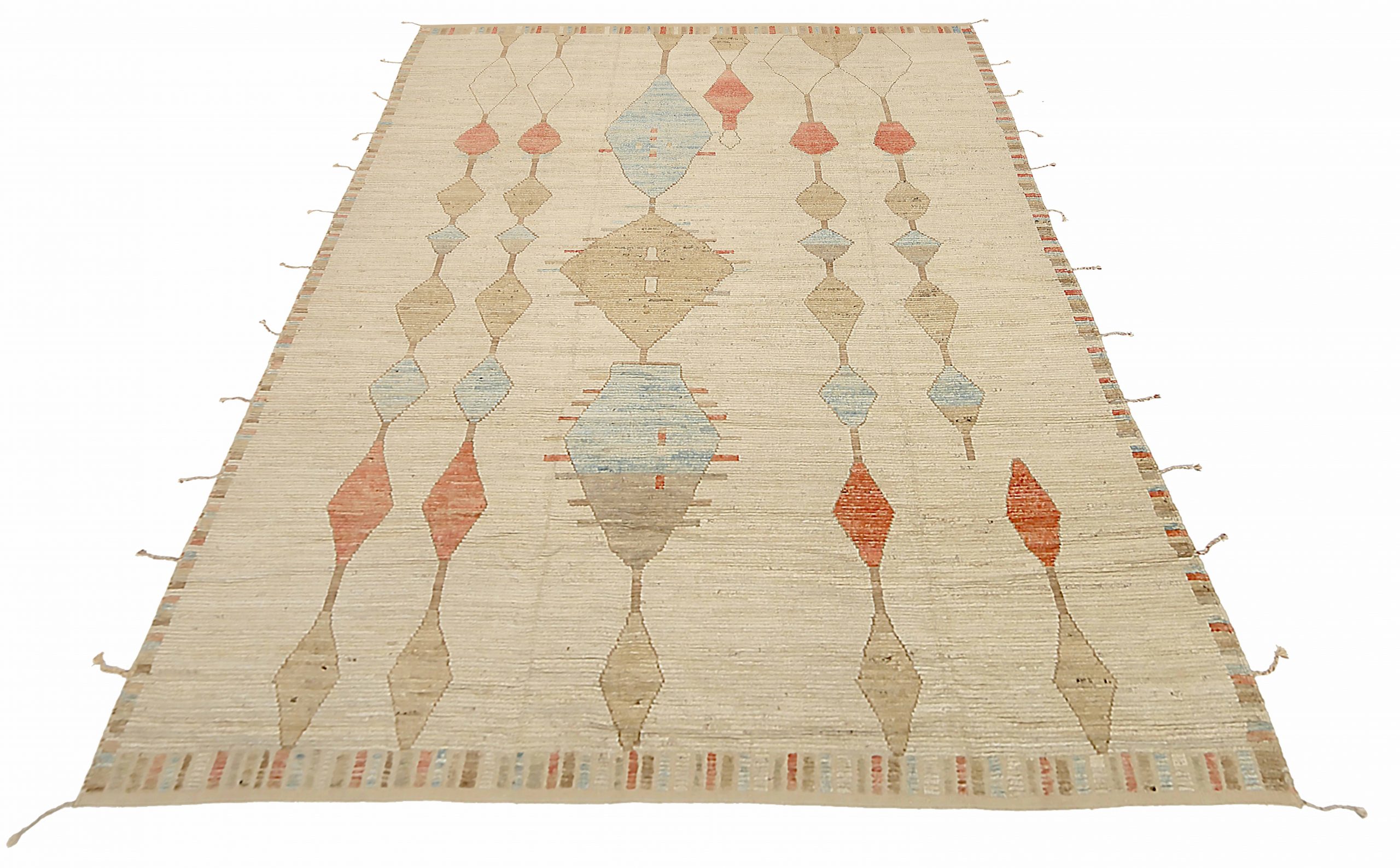 Thumbnail 15 for Afghanistan Moroccan Tribal Rug 92225