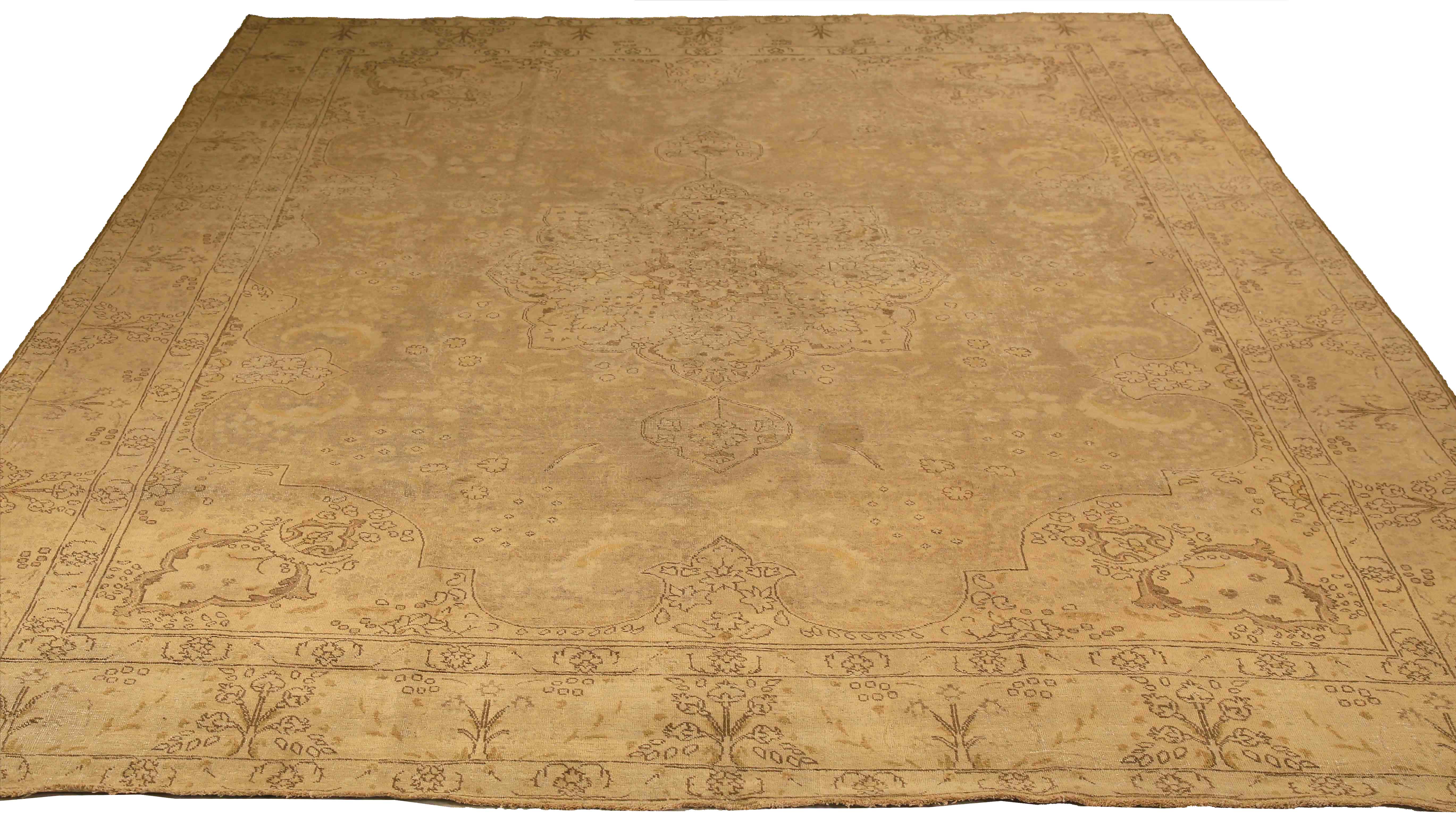 Thumbnail 4 for Antique Persian Tabriz Transitional Rug 54094