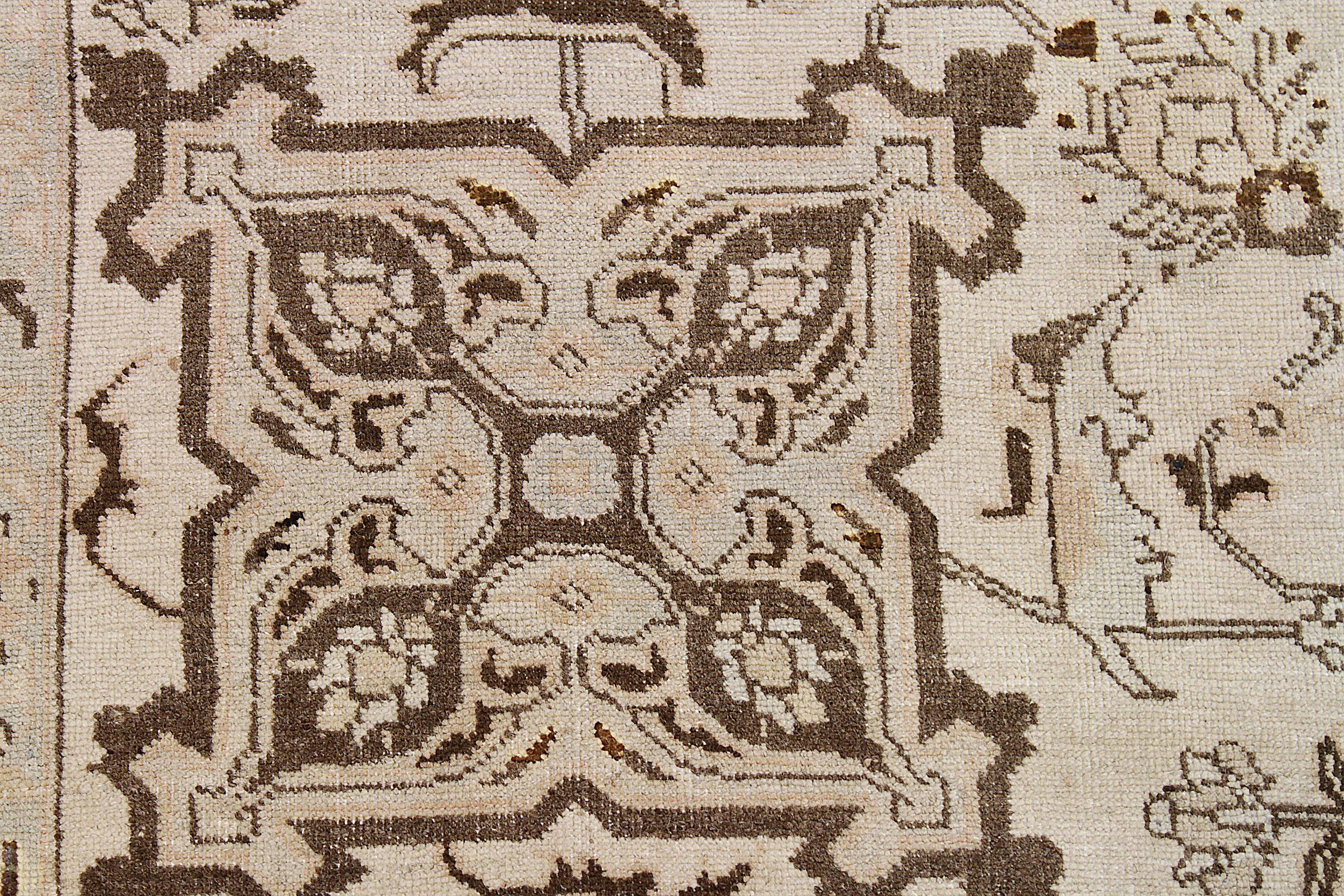 Thumbnail 3 for Antique Persian Tabriz Transitional Rug 54097