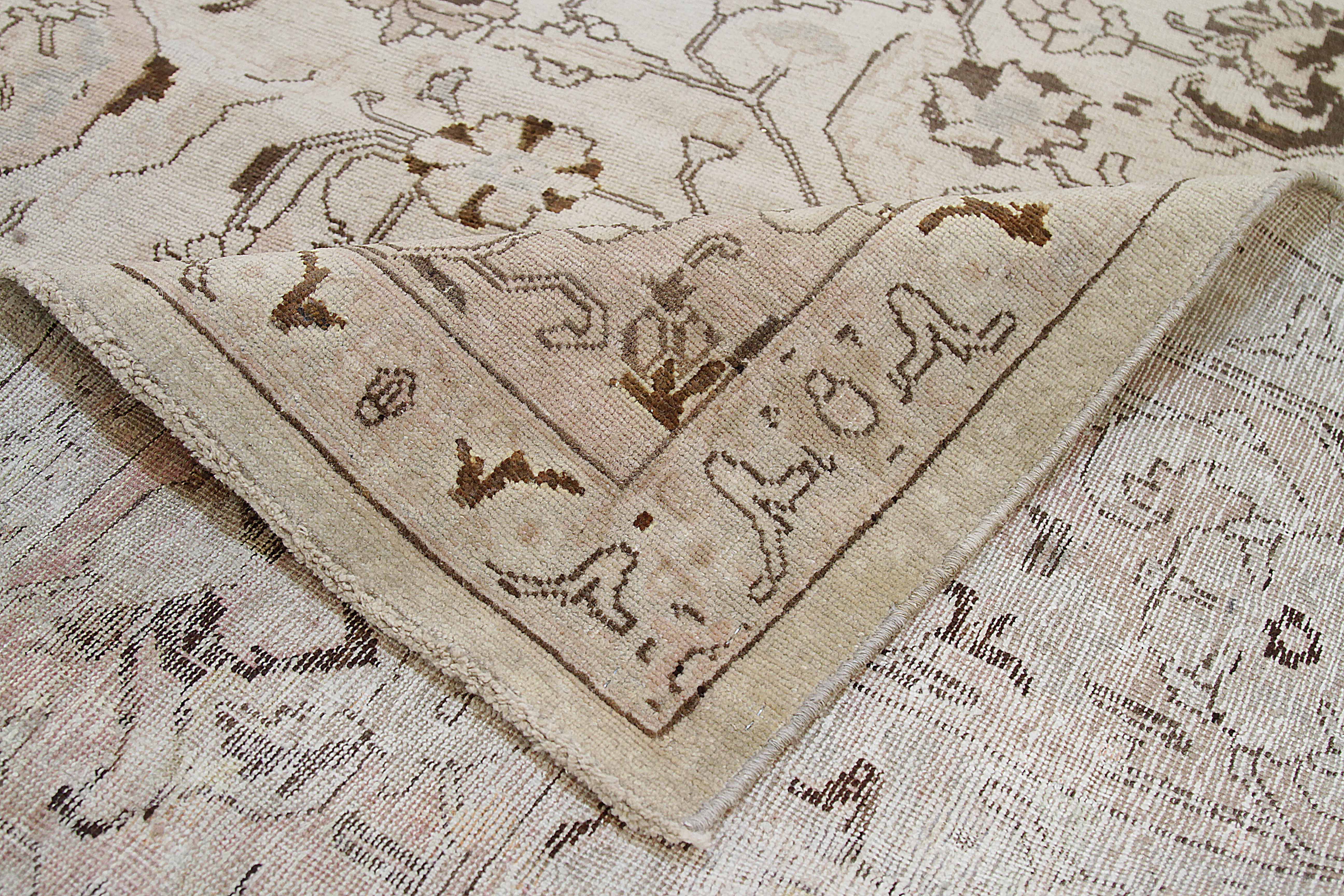 Thumbnail 5 for Antique Persian Tabriz Transitional Rug 54097