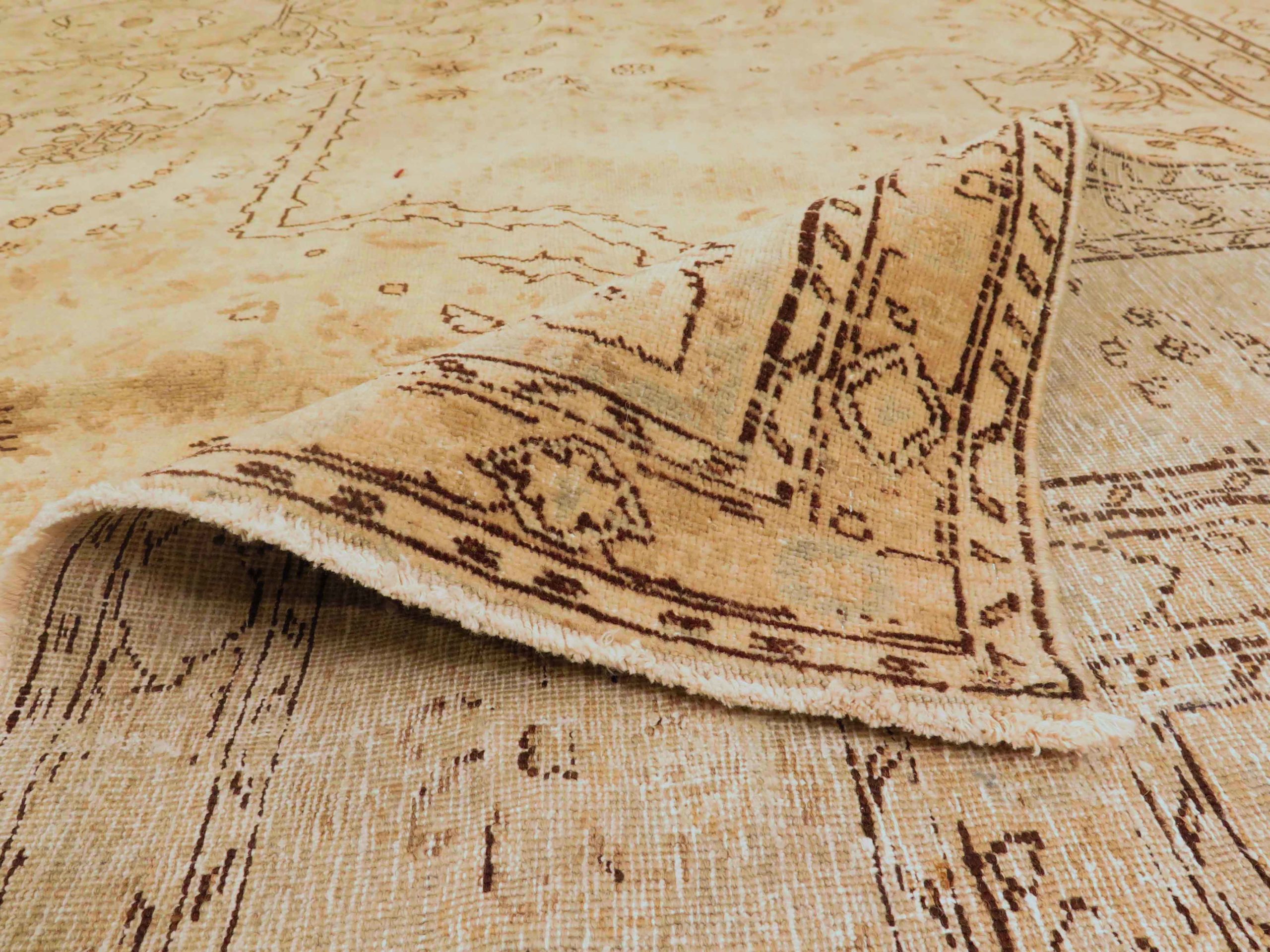 Thumbnail 8 for Antique Persian Tabriz Transitional Rug 54061