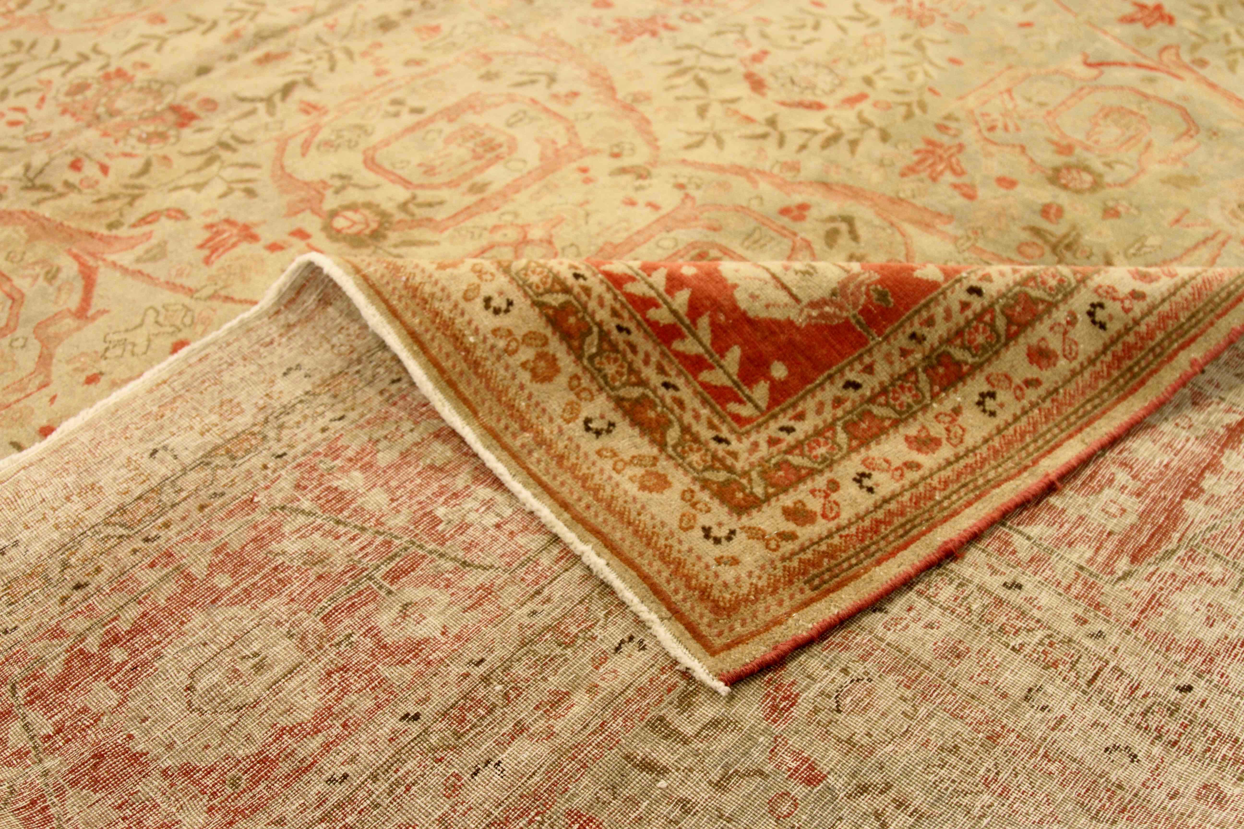 Thumbnail 4 for Antique Persian Tabriz Transitional Rug 54124