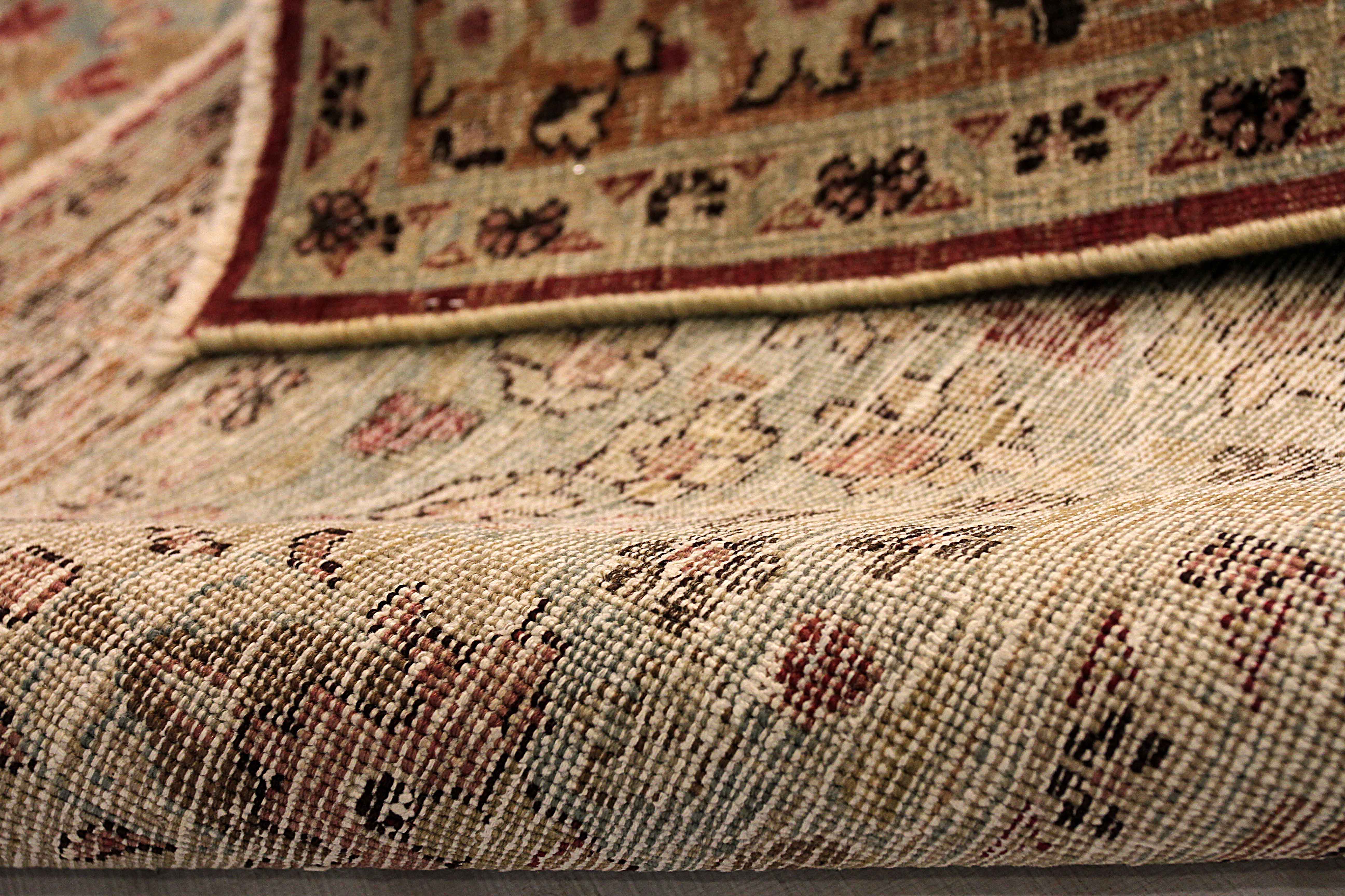 Thumbnail 8 for Antique Persian Mashad Transitional Rug 54131