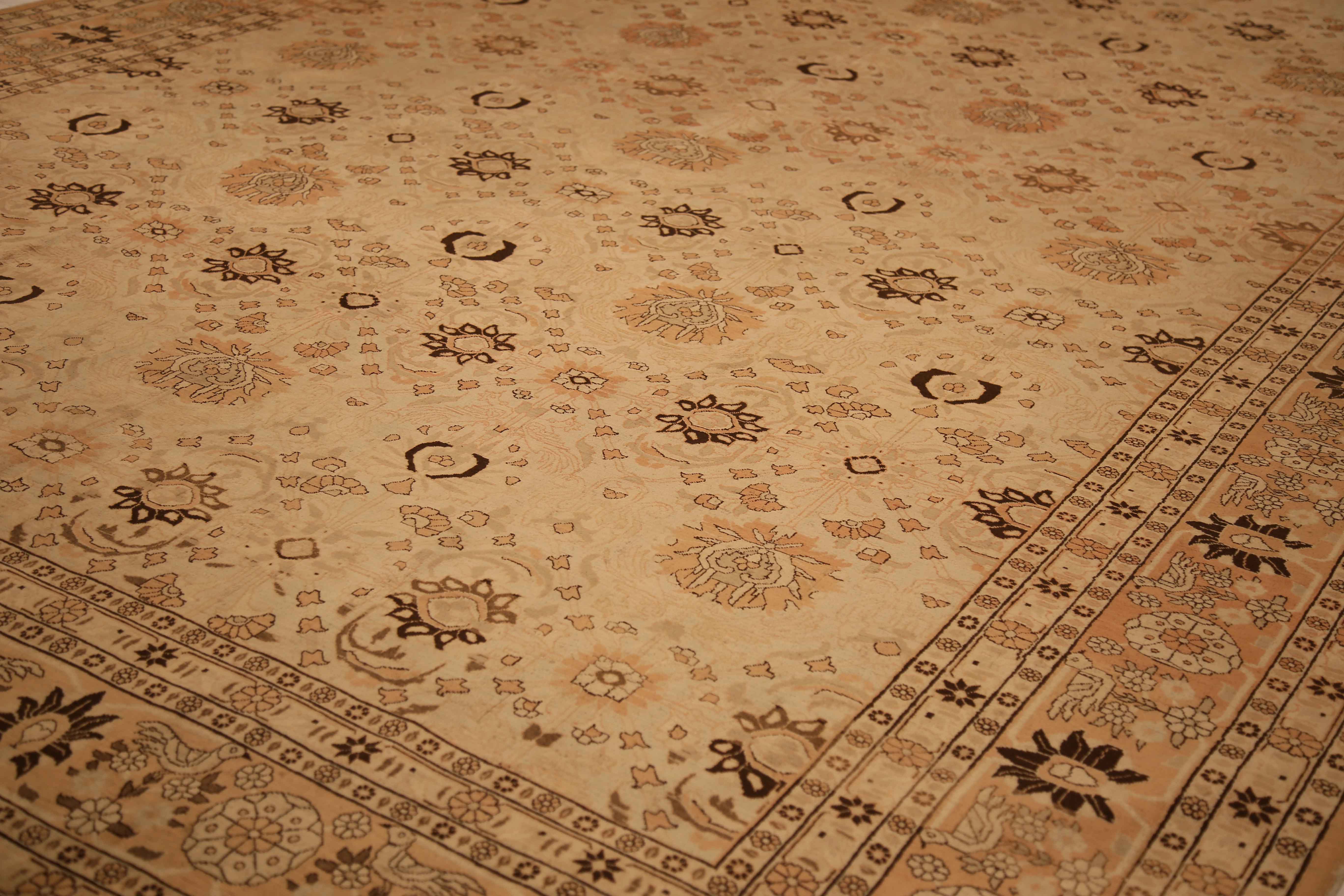 Thumbnail 7 for Antique Persian Varamin Transitional Rug 65005