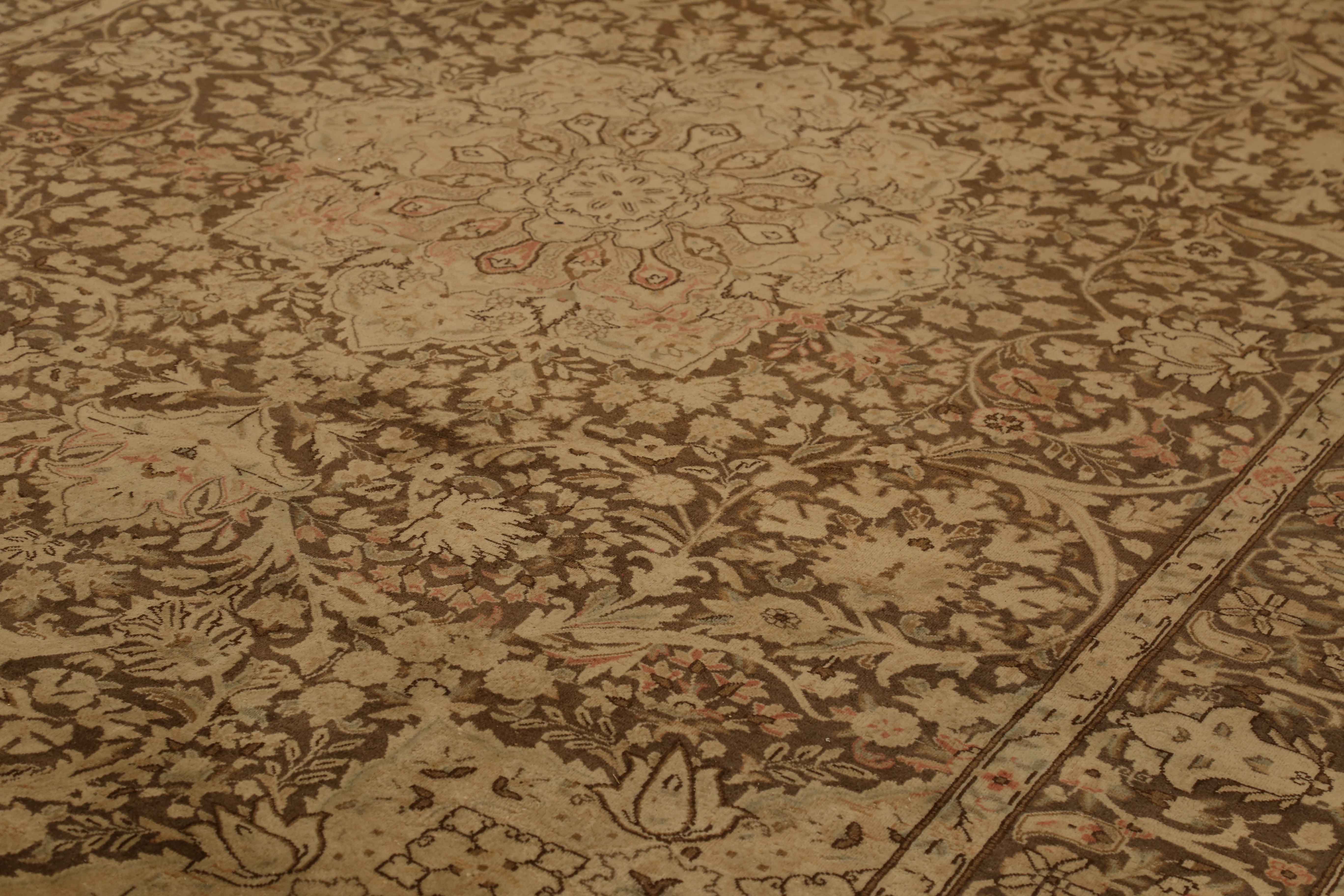 Thumbnail 5 for Antique Persian Kerman Transitional Rug 65042