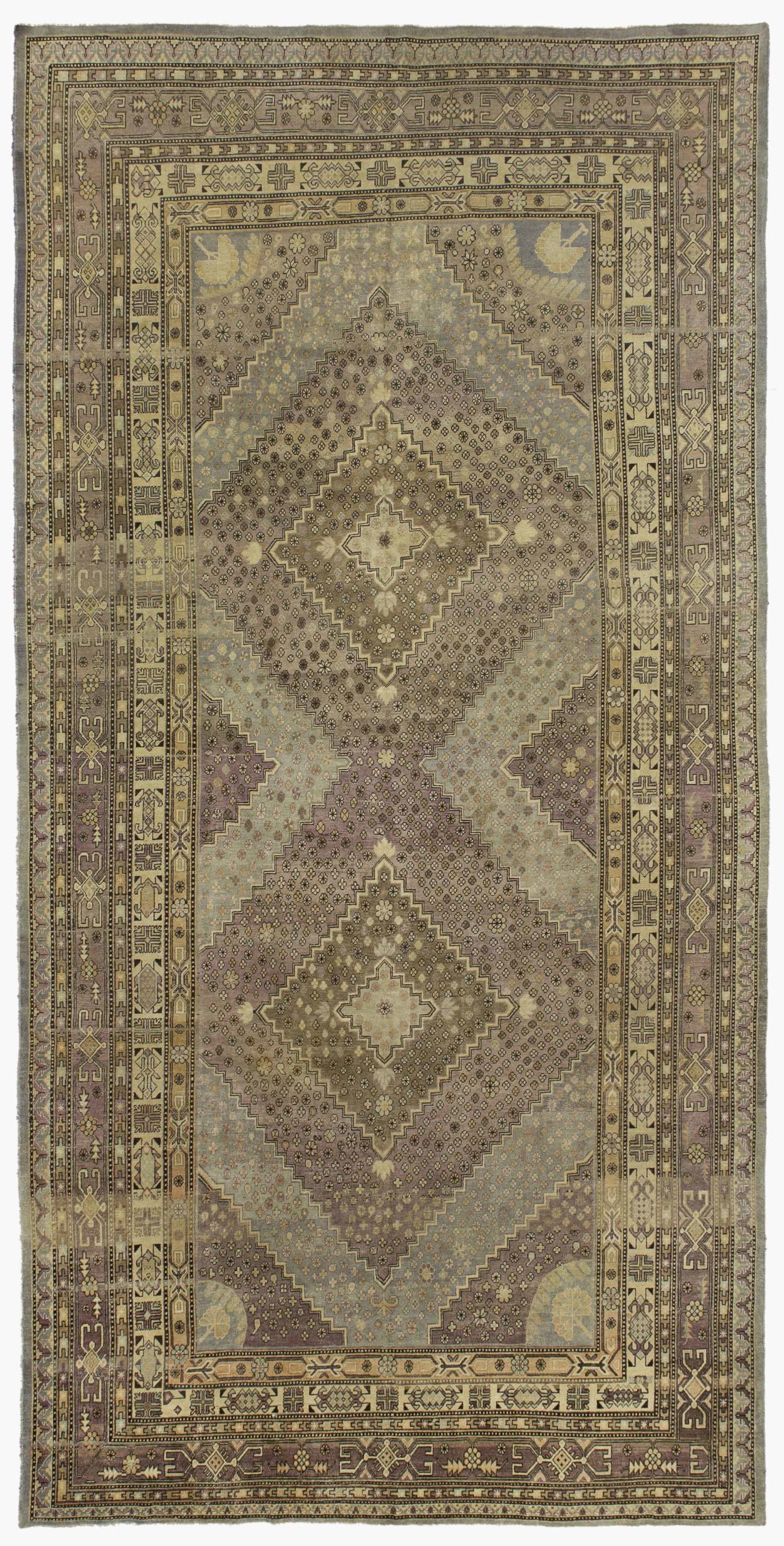 Thumbnail 15 for Antique Russia Khotan Transitional Rug 10749