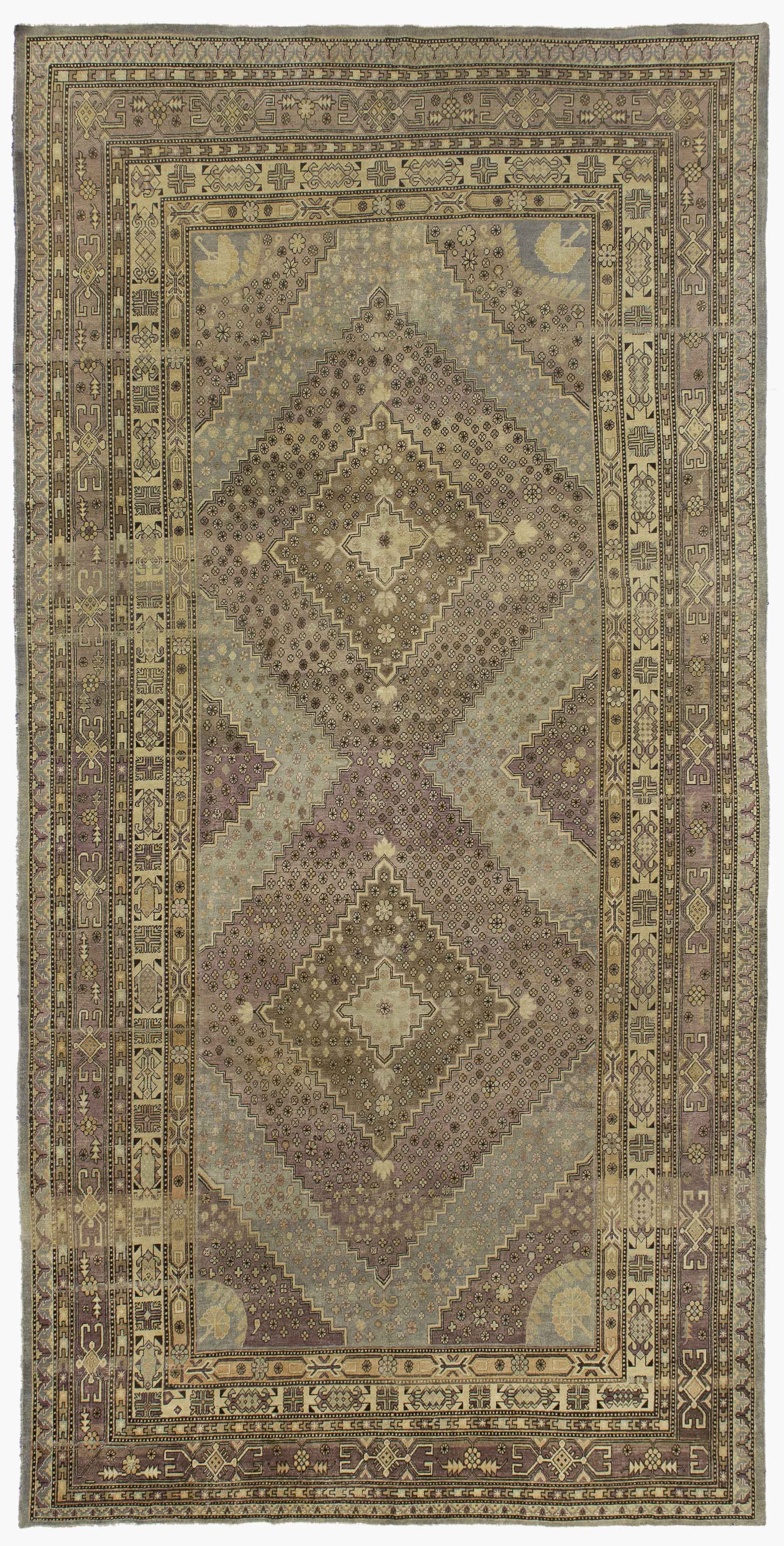 Thumbnail 7 for Antique Russia Khotan Transitional Rug 10749