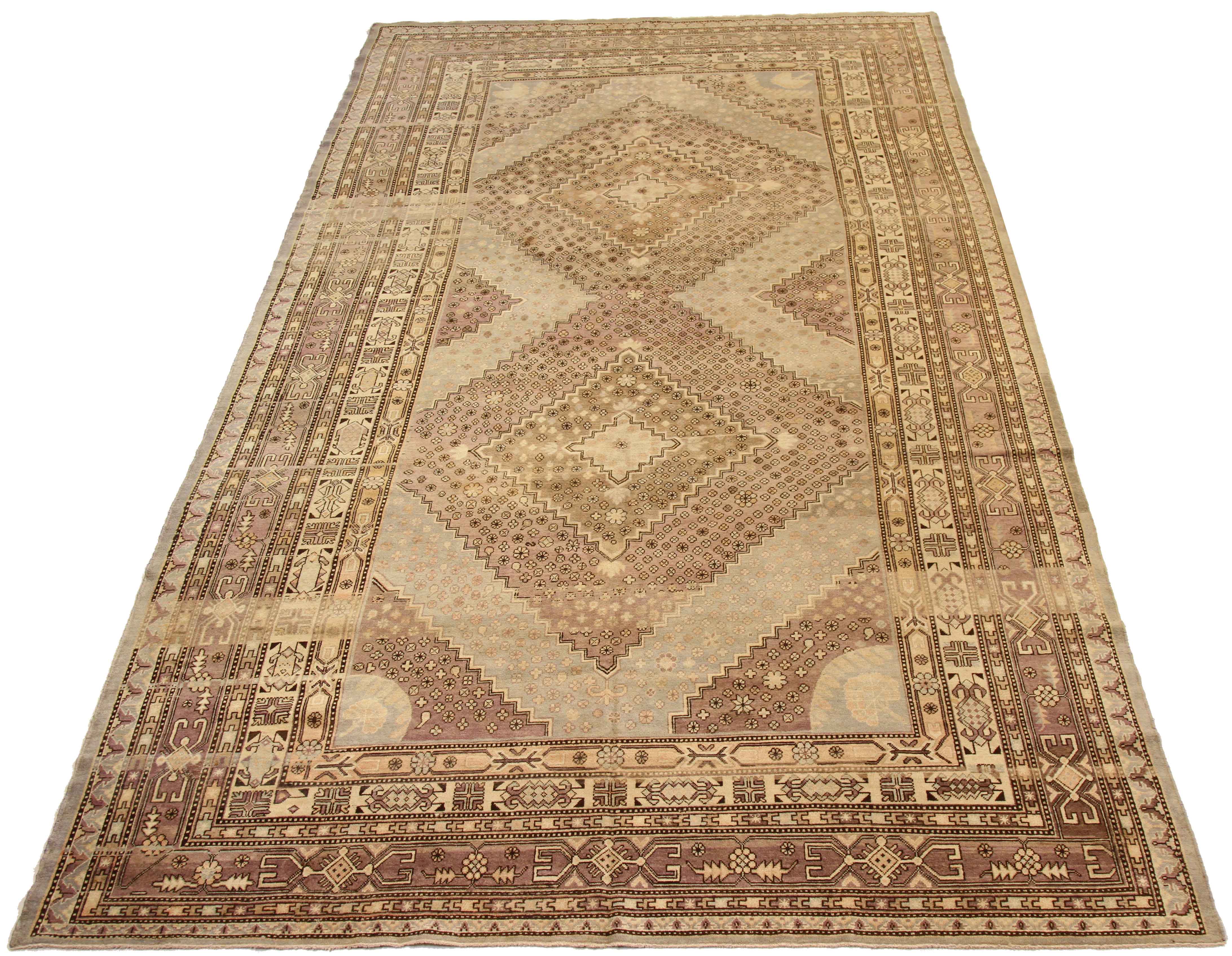 Thumbnail 11 for Antique Russia Khotan Transitional Rug 10749