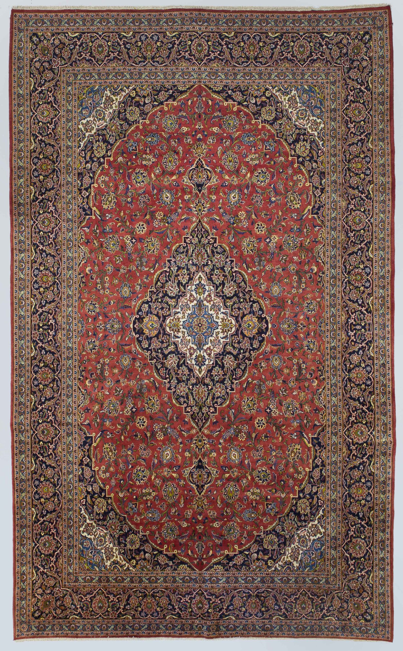 Thumbnail 10 for Antique Persian Kashan Traditional Rug 10691