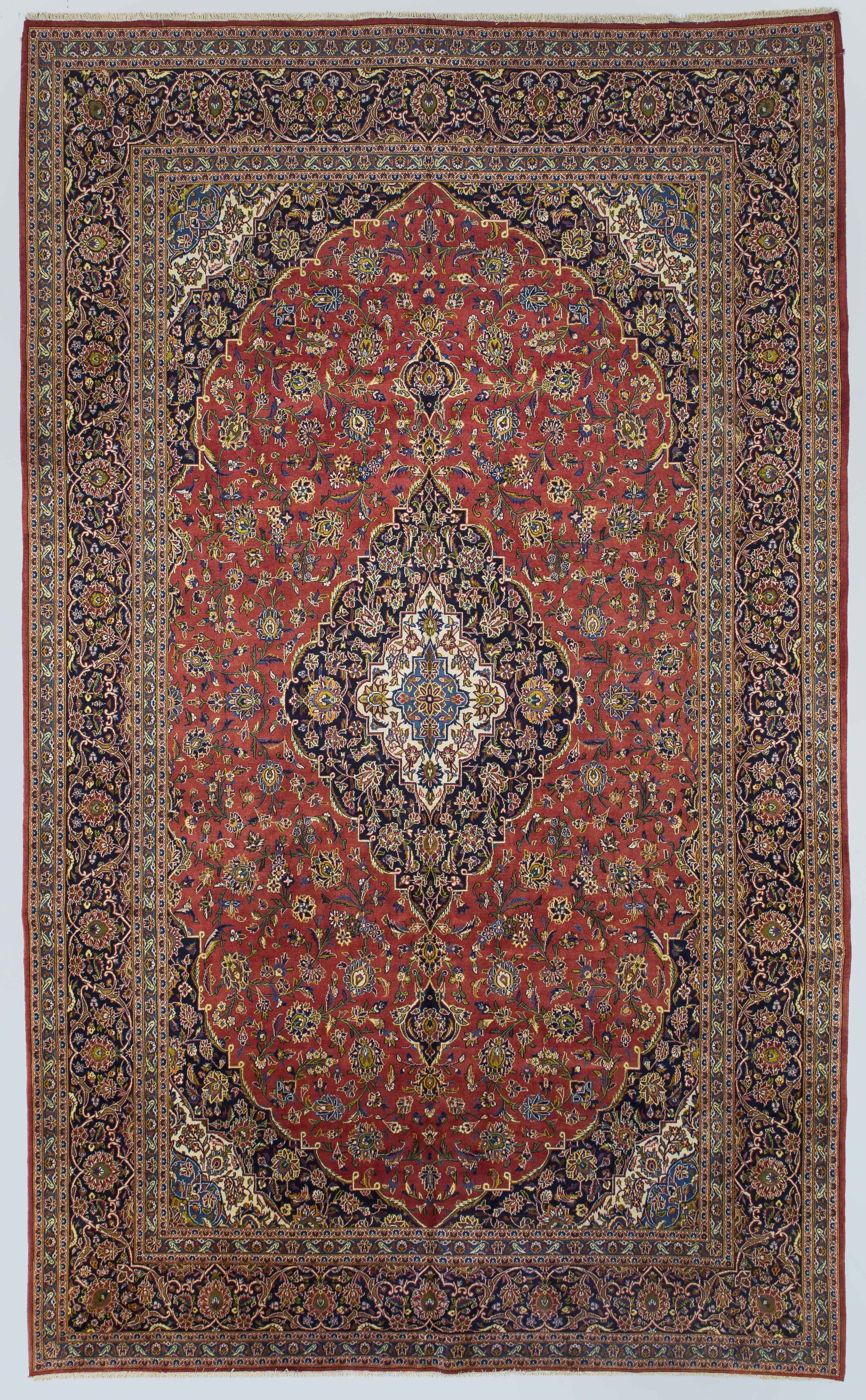 Thumbnail 4 for Antique Persian Kashan Traditional Rug 10691