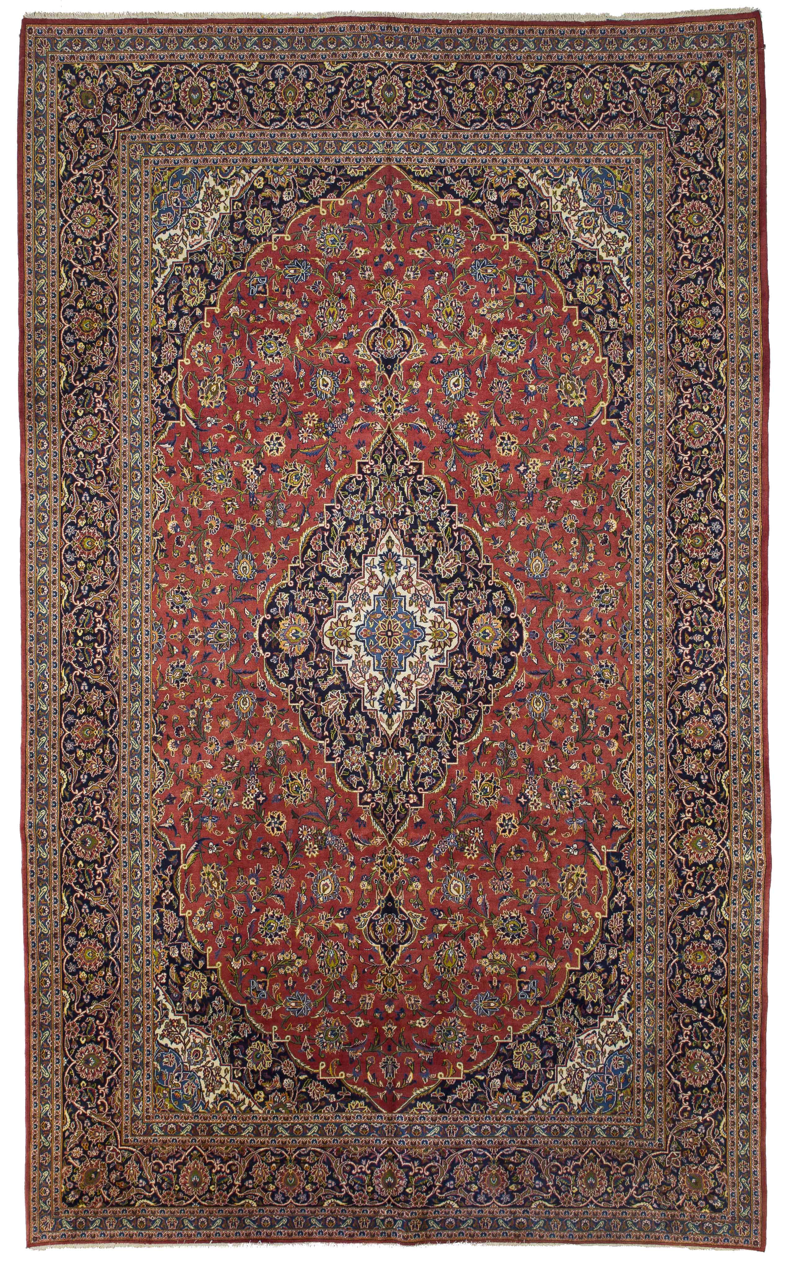 Thumbnail 5 for Antique Persian Kashan Traditional Rug 10691