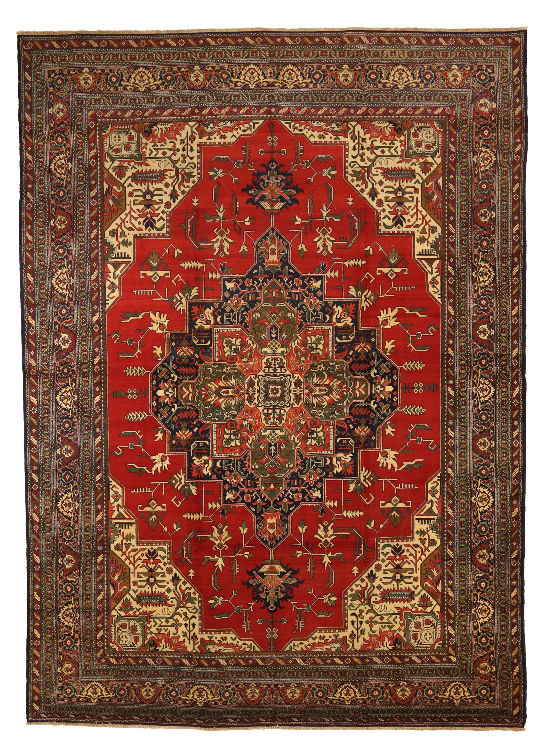 Thumbnail 9 for Antique Persian Tabriz Traditional Rug 10752