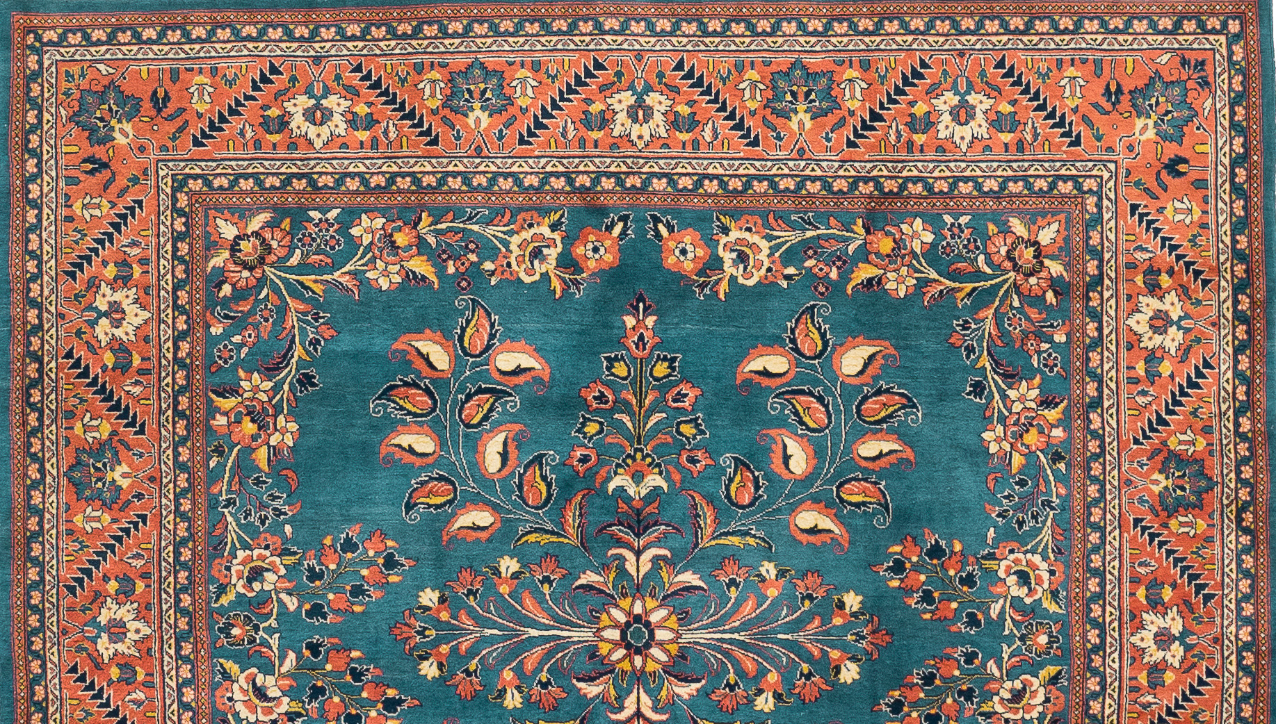 Thumbnail 2 for Antique Persian Sarouk Traditional Rug 10696