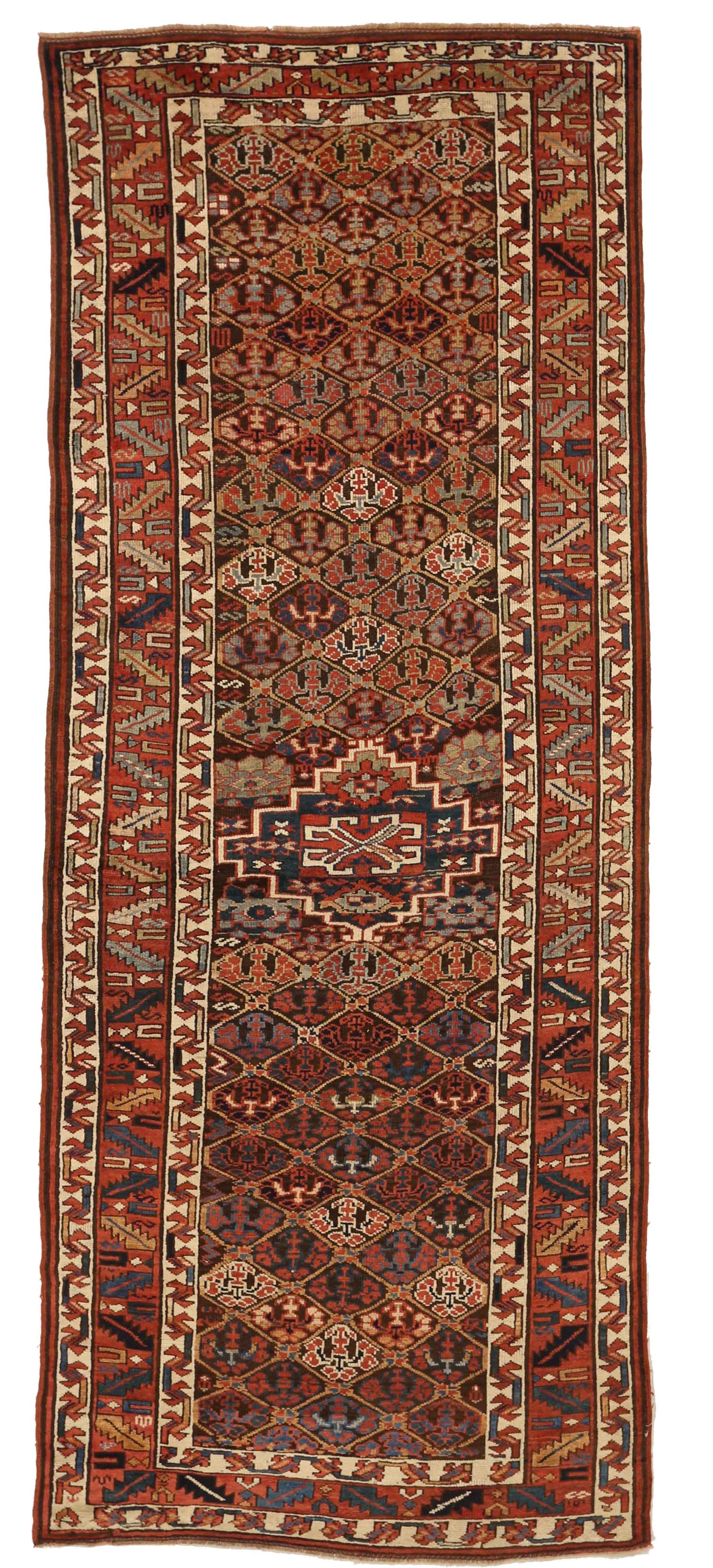 Thumbnail 13 for Antique Persian Bijar Transitional Rug 10697