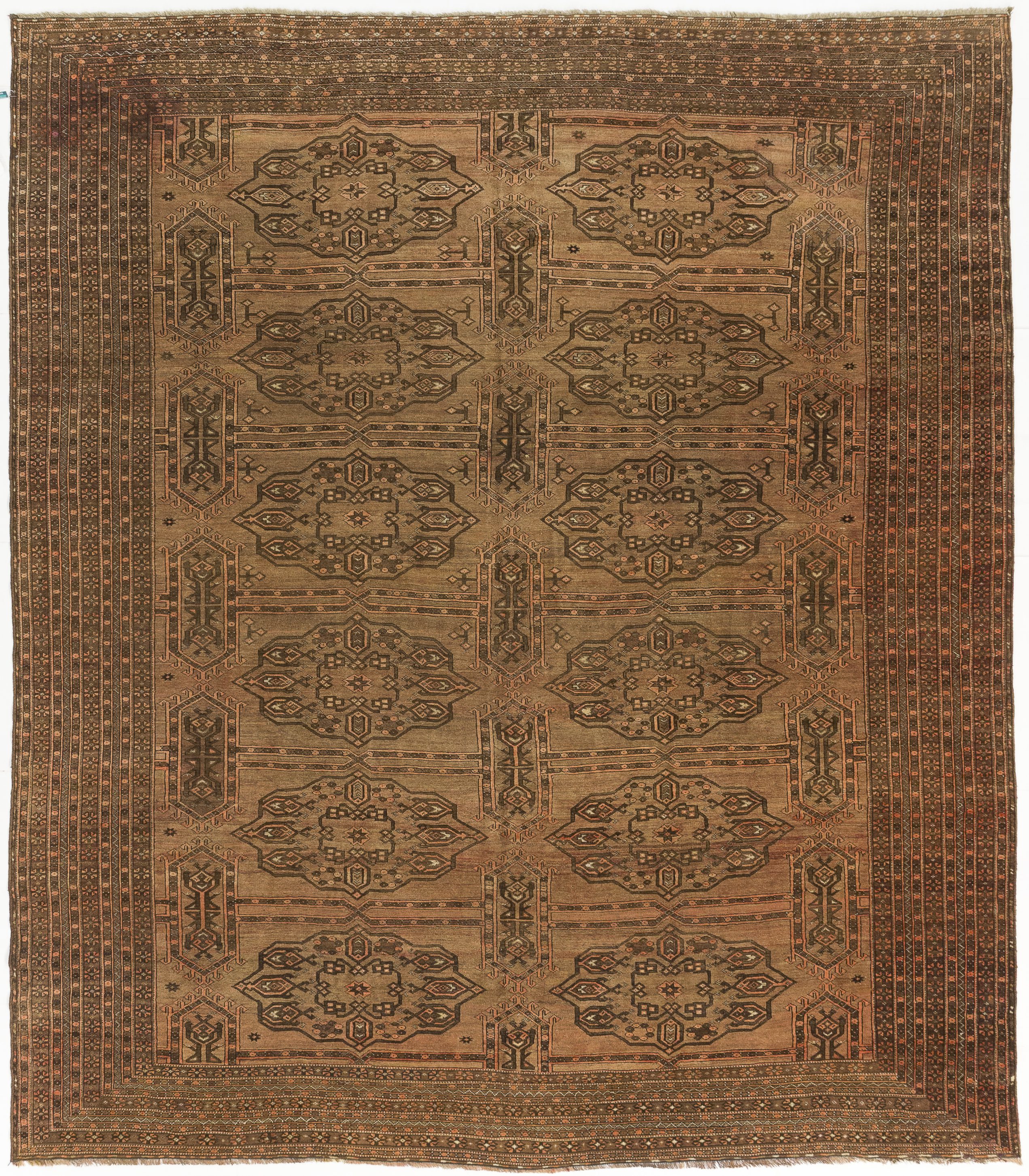 Thumbnail 2 for Antique Afghanistan Afghan Traditional Rug 10757
