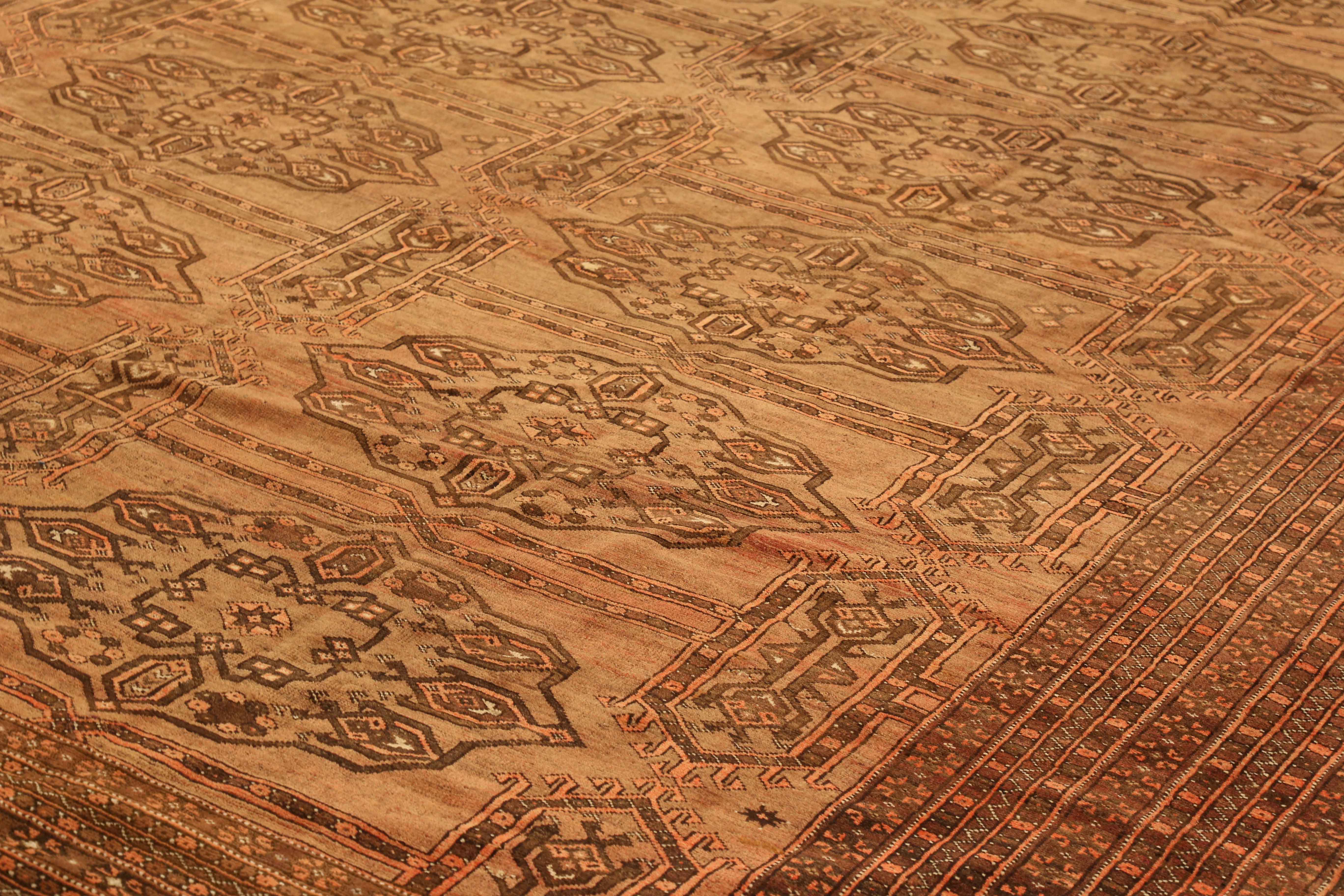 Thumbnail 8 for Antique Afghanistan Afghan Traditional Rug 10757