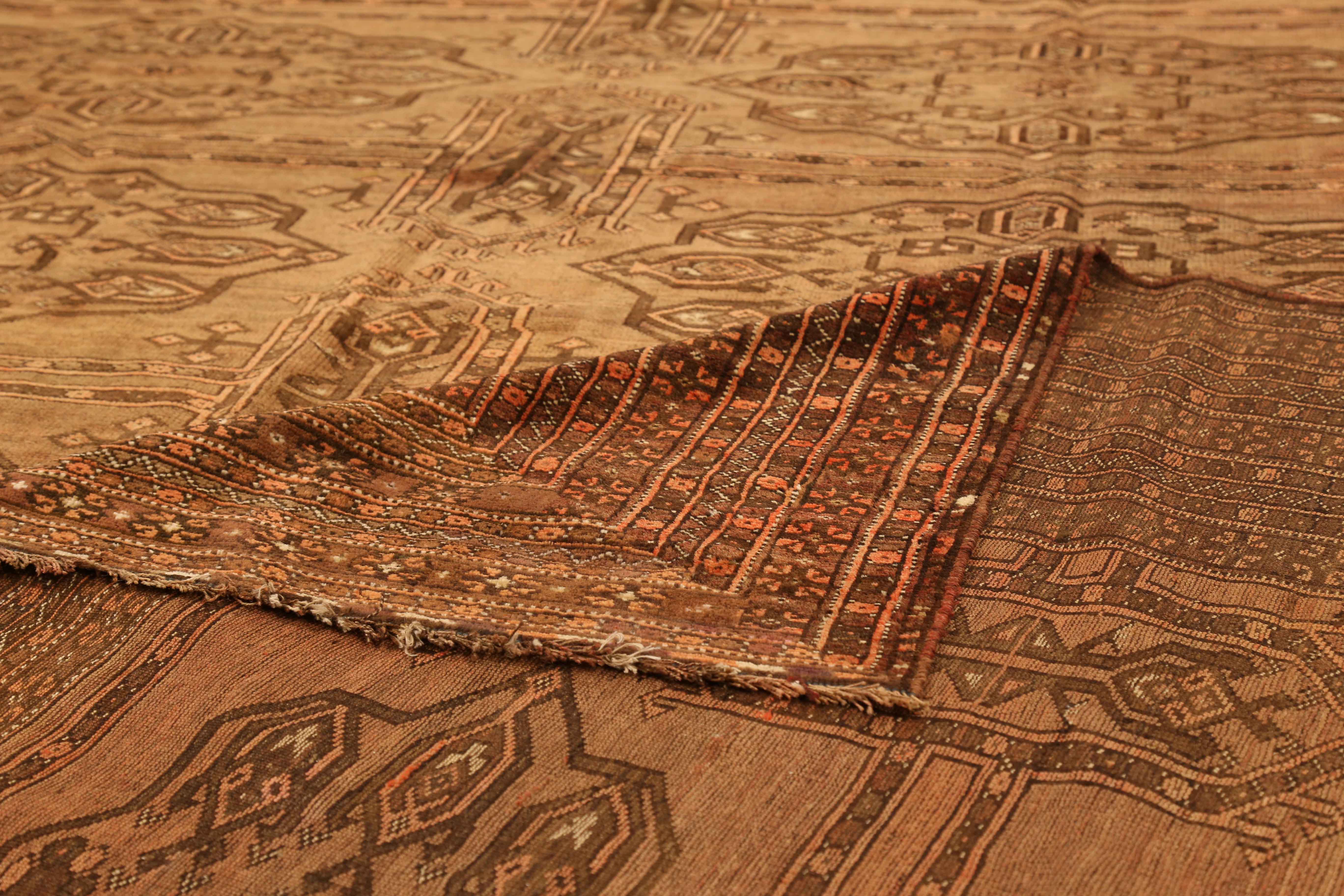 Thumbnail 11 for Antique Afghanistan Afghan Traditional Rug 10757