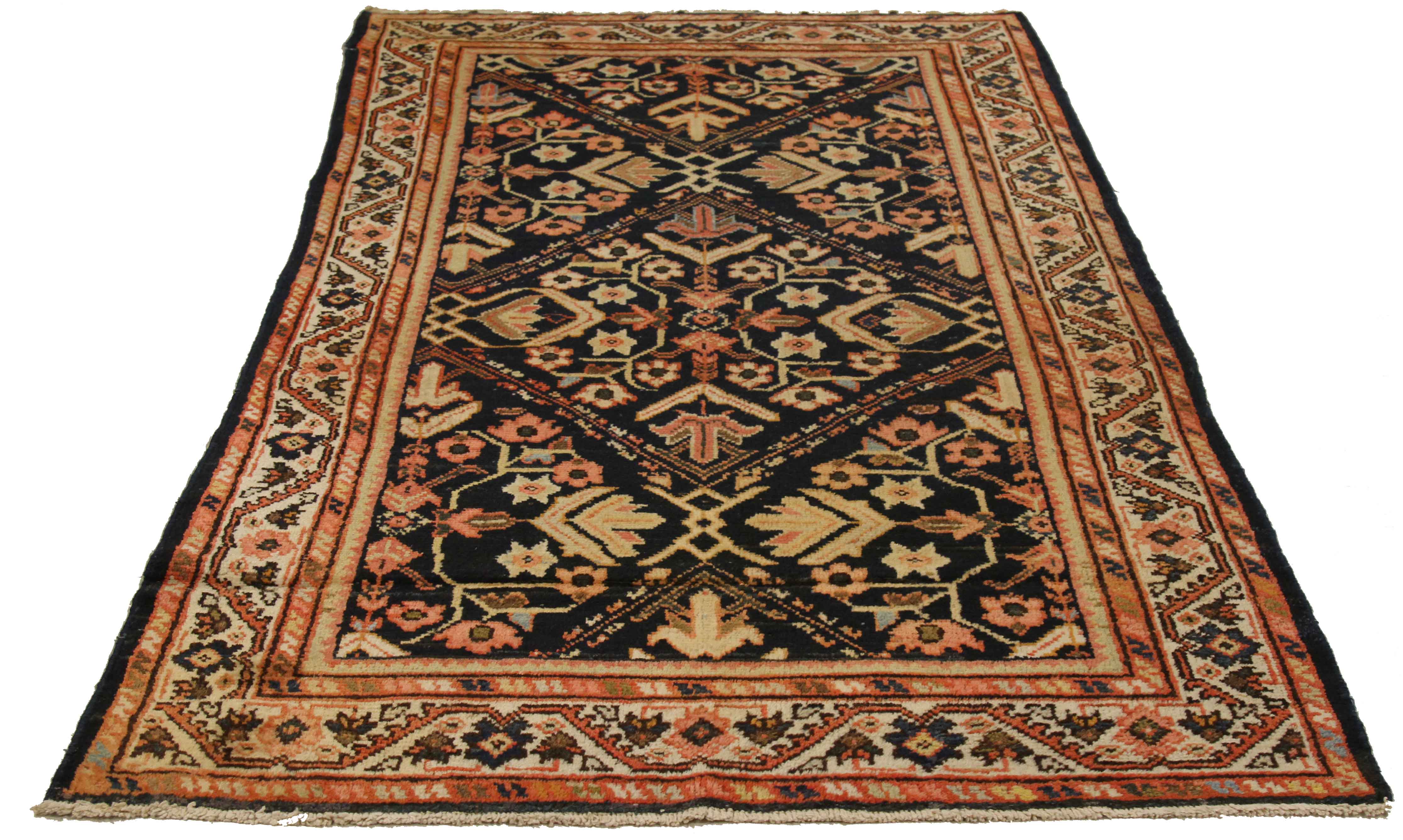 Thumbnail 10 for Antique Persian Mahal Transitional Rug 10773