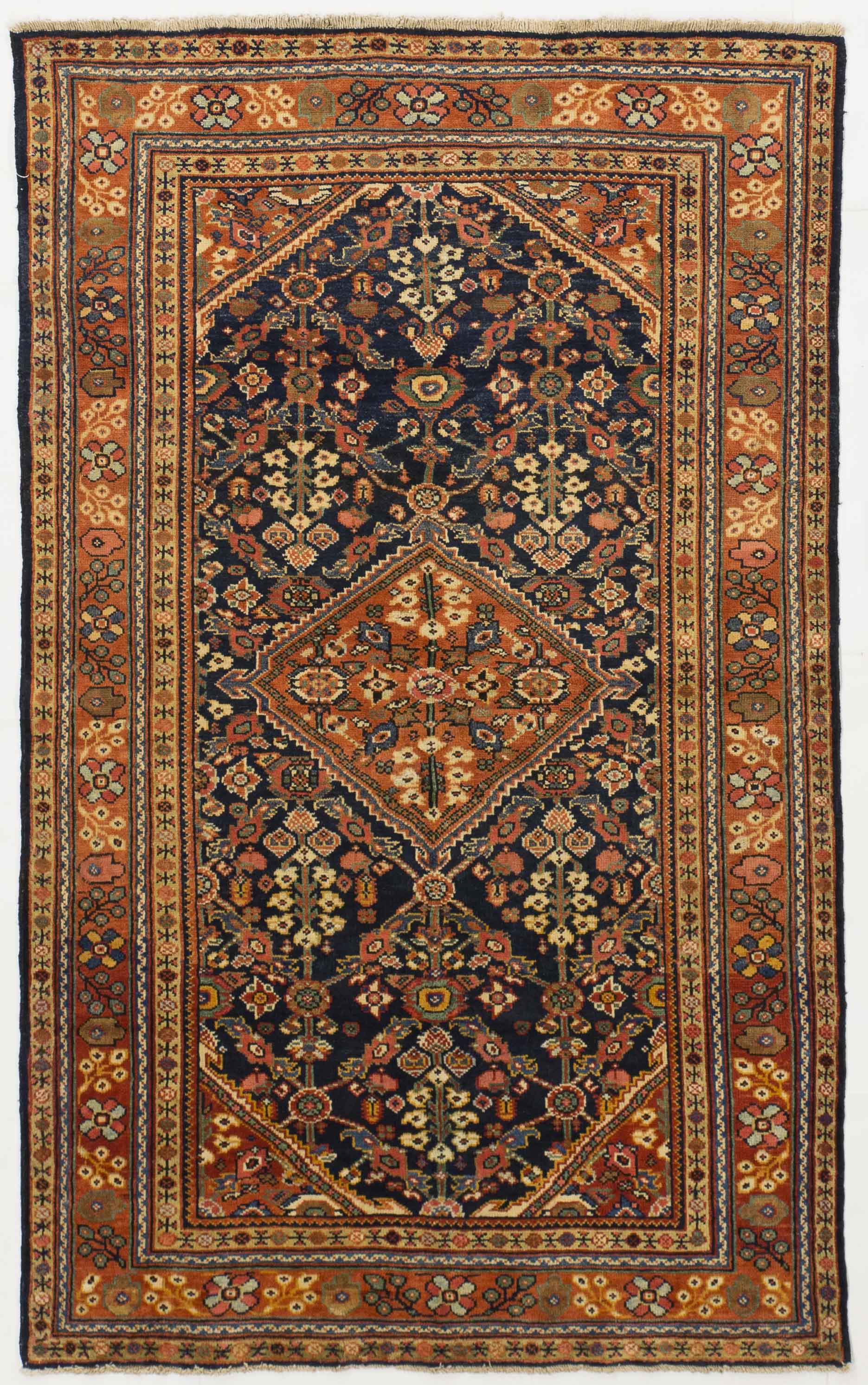 Thumbnail 9 for Antique Persian Mahal Traditional Rug 10700