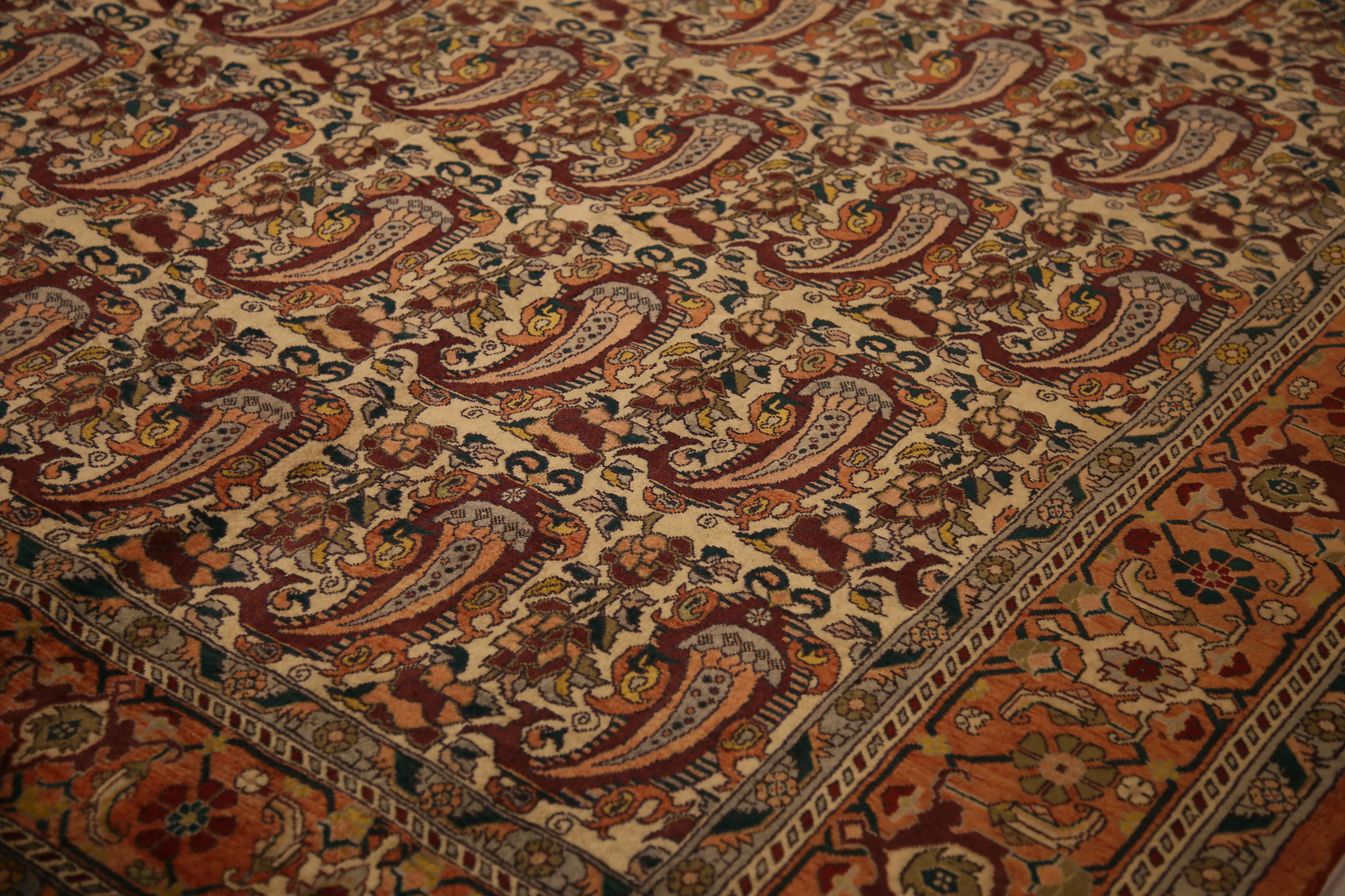 Thumbnail 9 for Antique Persian Sarouk Traditional Rug 10704