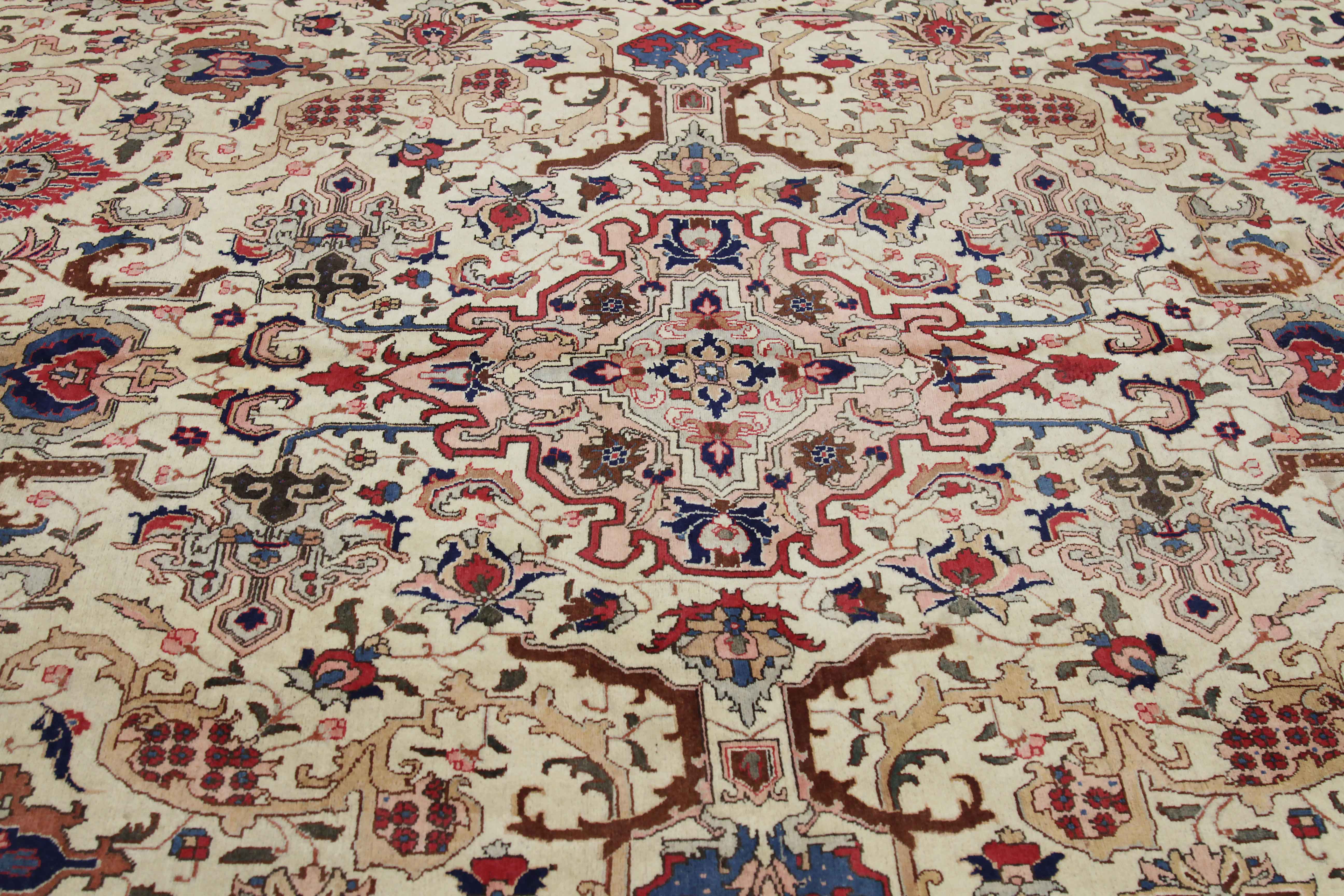 Thumbnail 9 for Antique Persian Tabriz Traditional Rug 10707