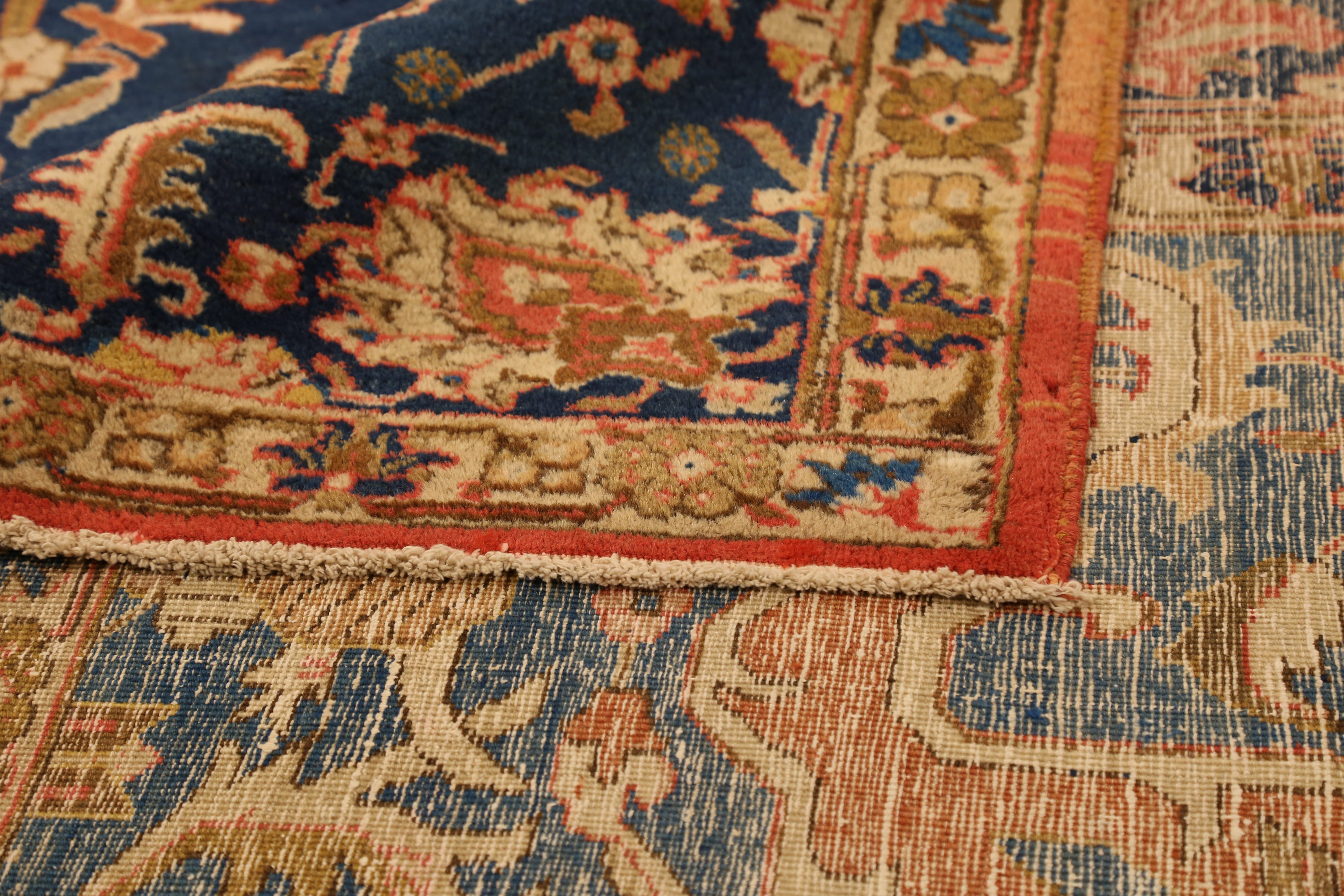 Thumbnail 2 for Antique Persian Tabriz Traditional Rug 10803