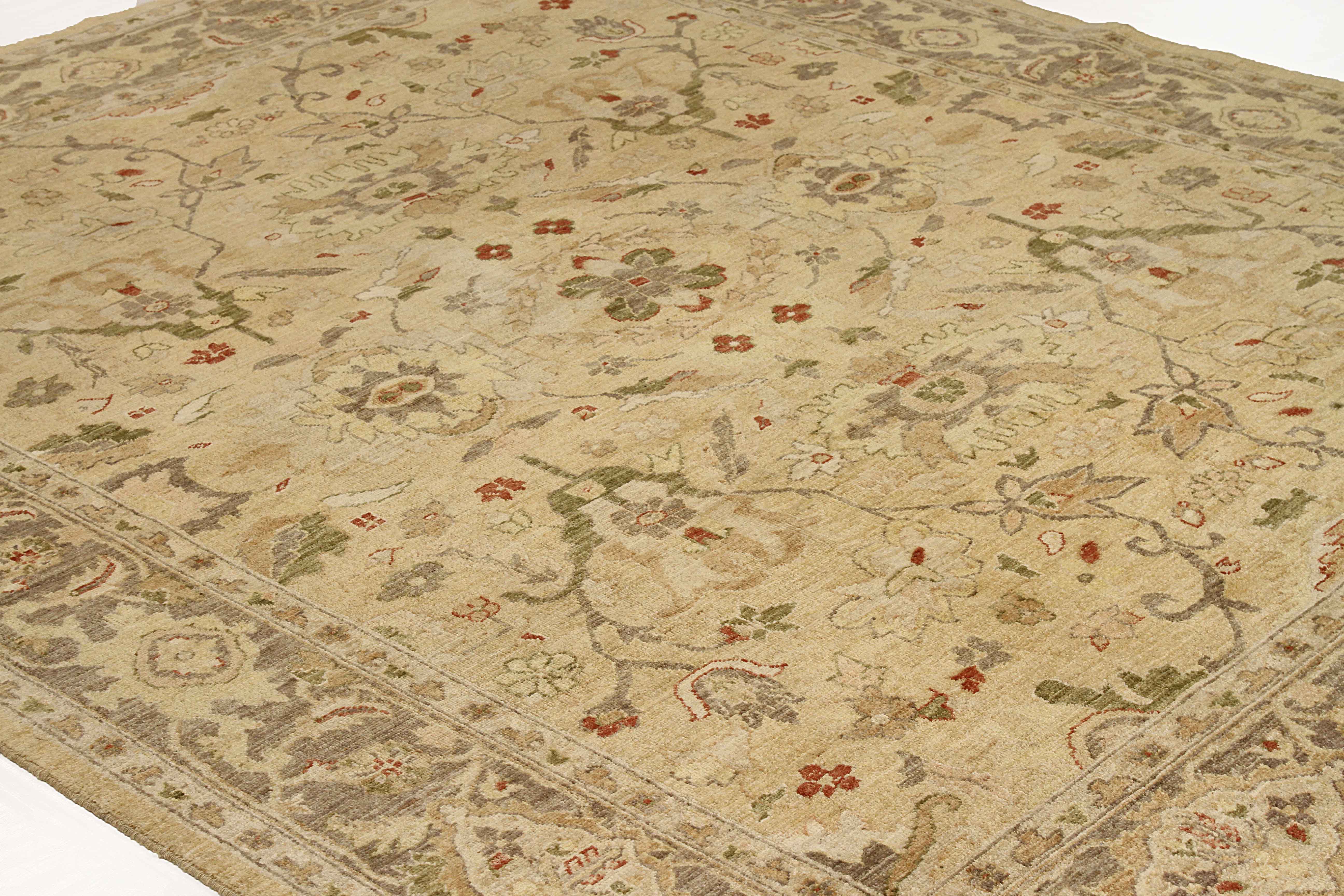 Thumbnail 10 for Afghanistan Tabriz Traditional Rug 10714