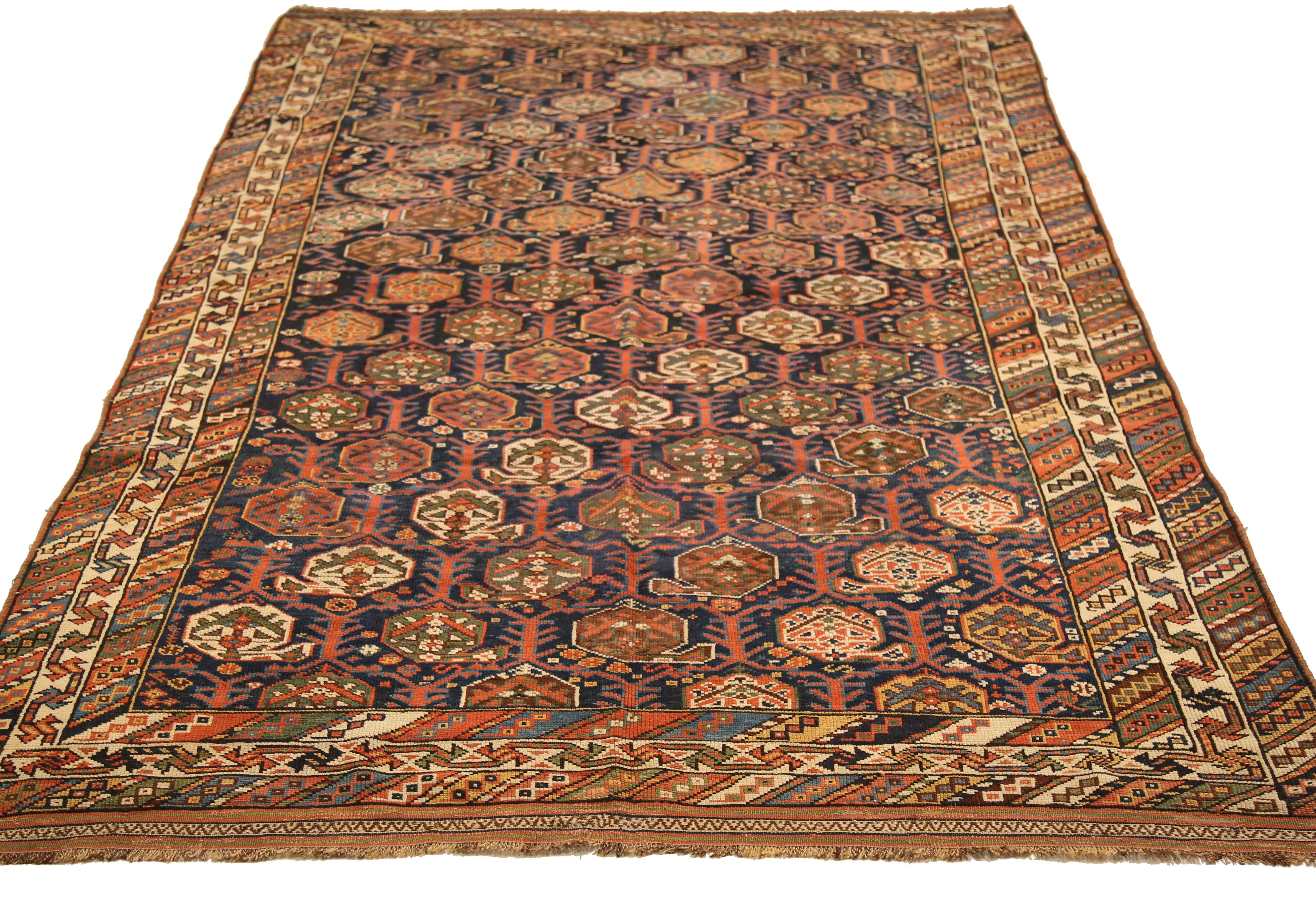Thumbnail 2 for Antique Persian Shiraz Transitional Rug 10723