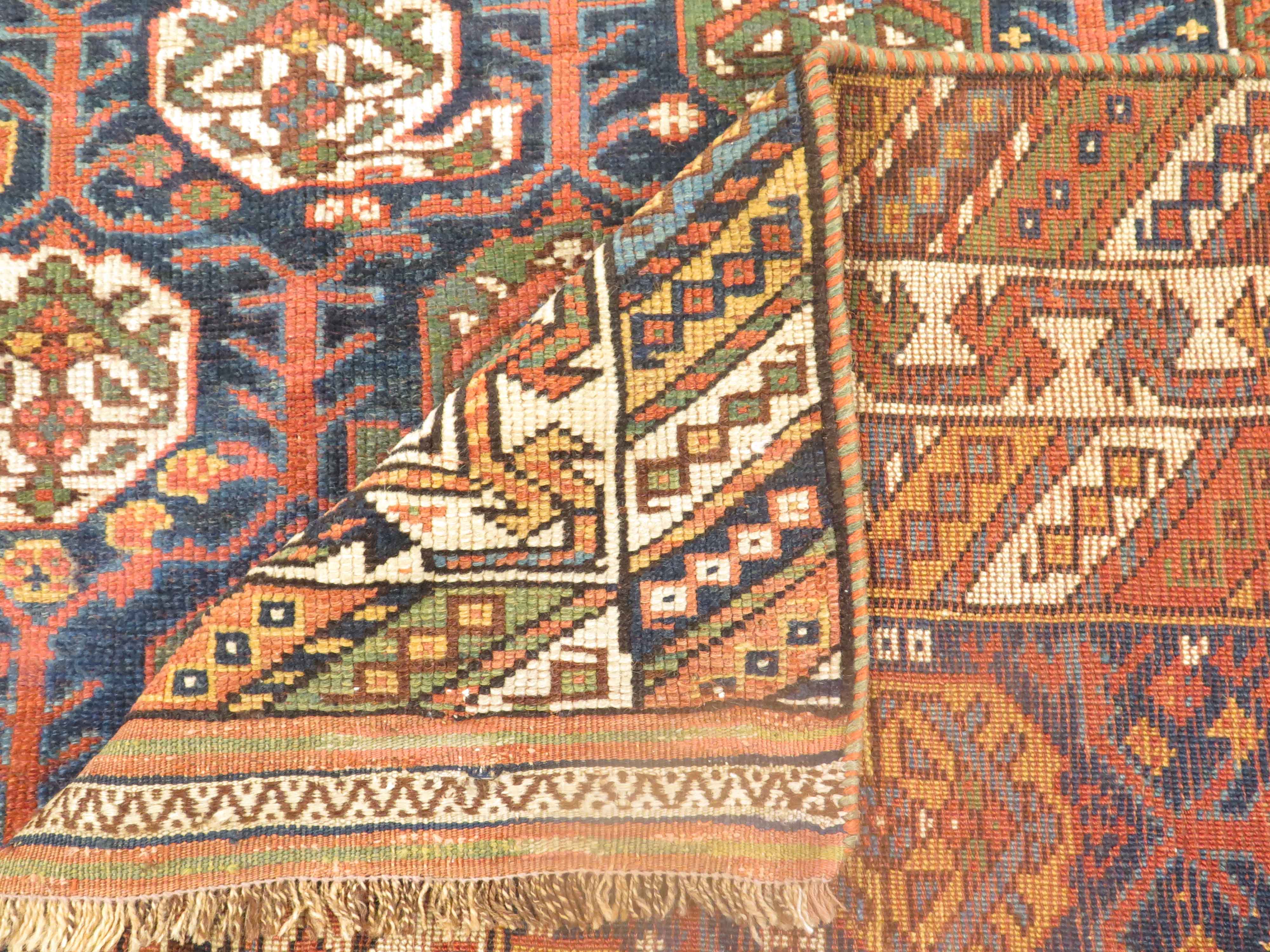 Thumbnail 8 for Antique Persian Shiraz Transitional Rug 10723