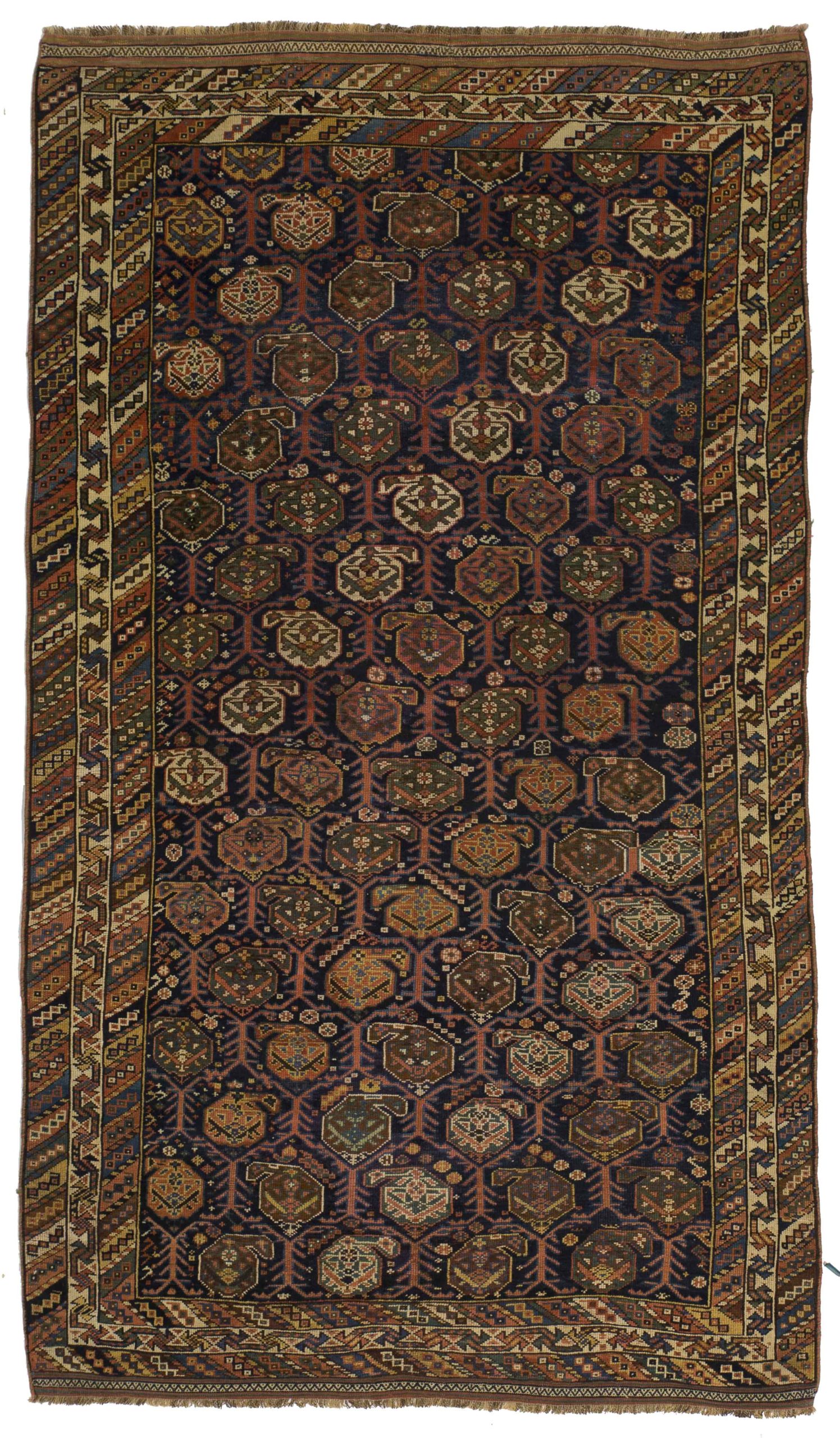 Thumbnail 14 for Antique Persian Shiraz Transitional Rug 10723