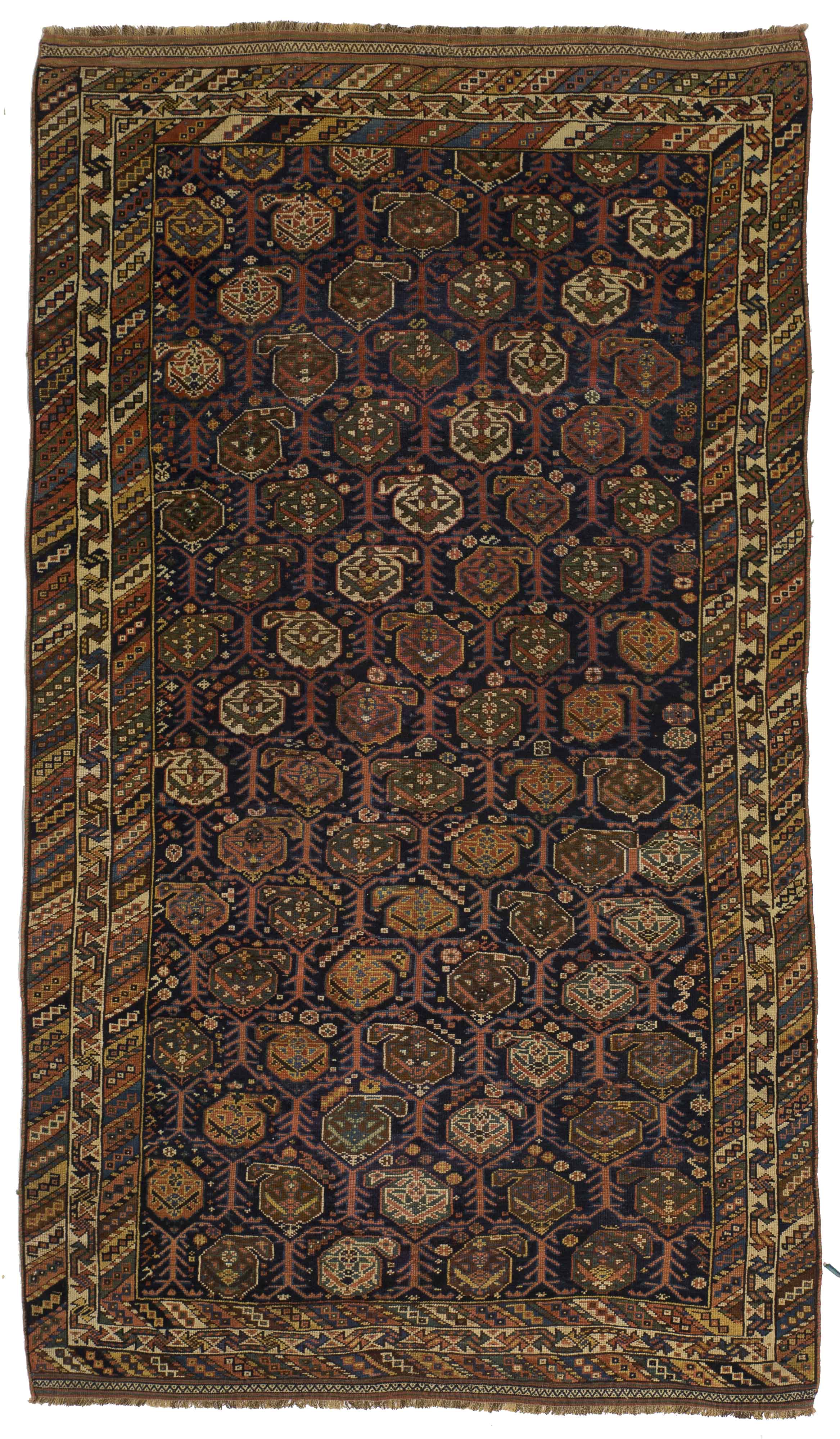Thumbnail 15 for Antique Persian Shiraz Transitional Rug 10723