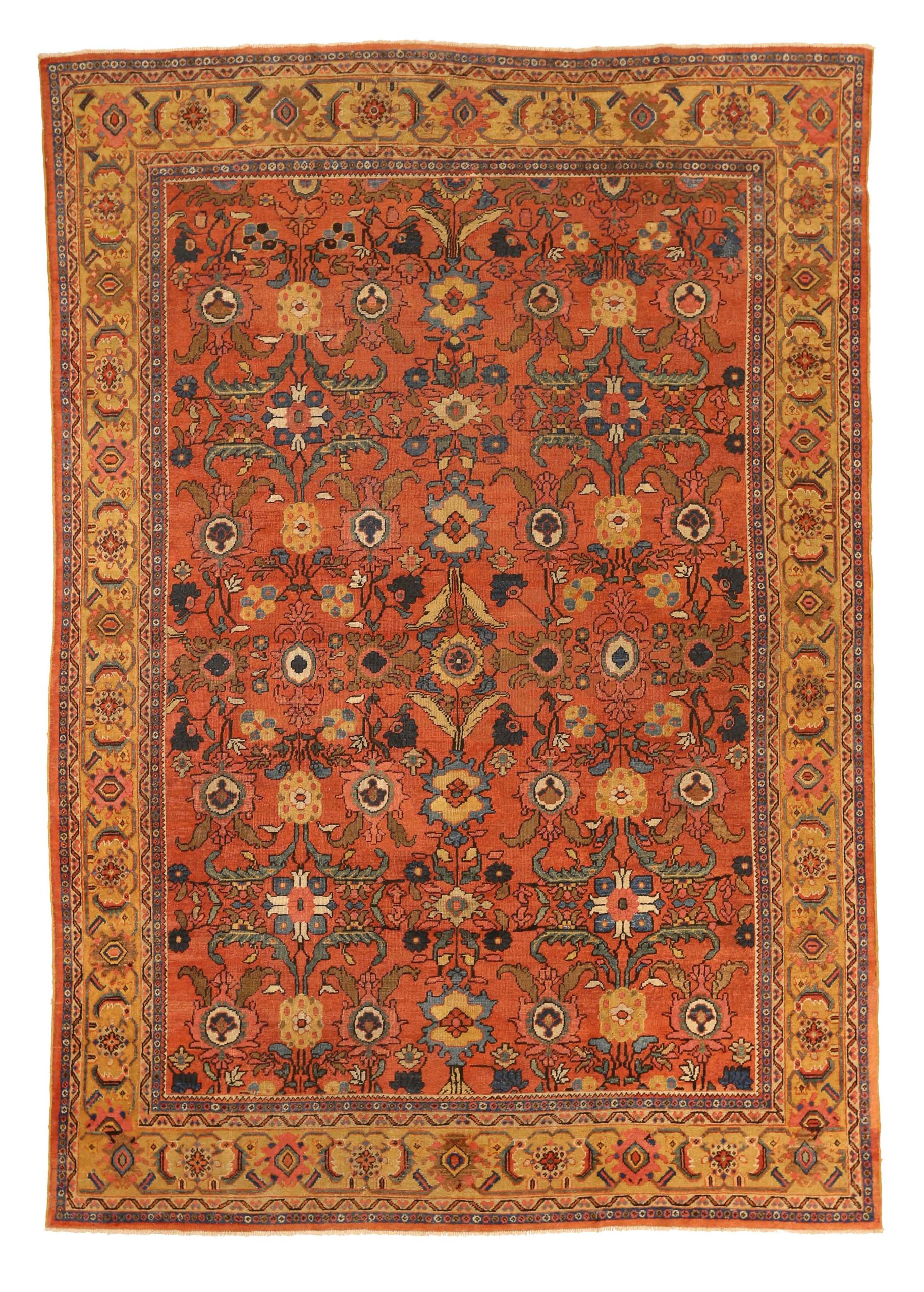 Thumbnail 8 for Antique Persian Mahal Traditional Rug 10831