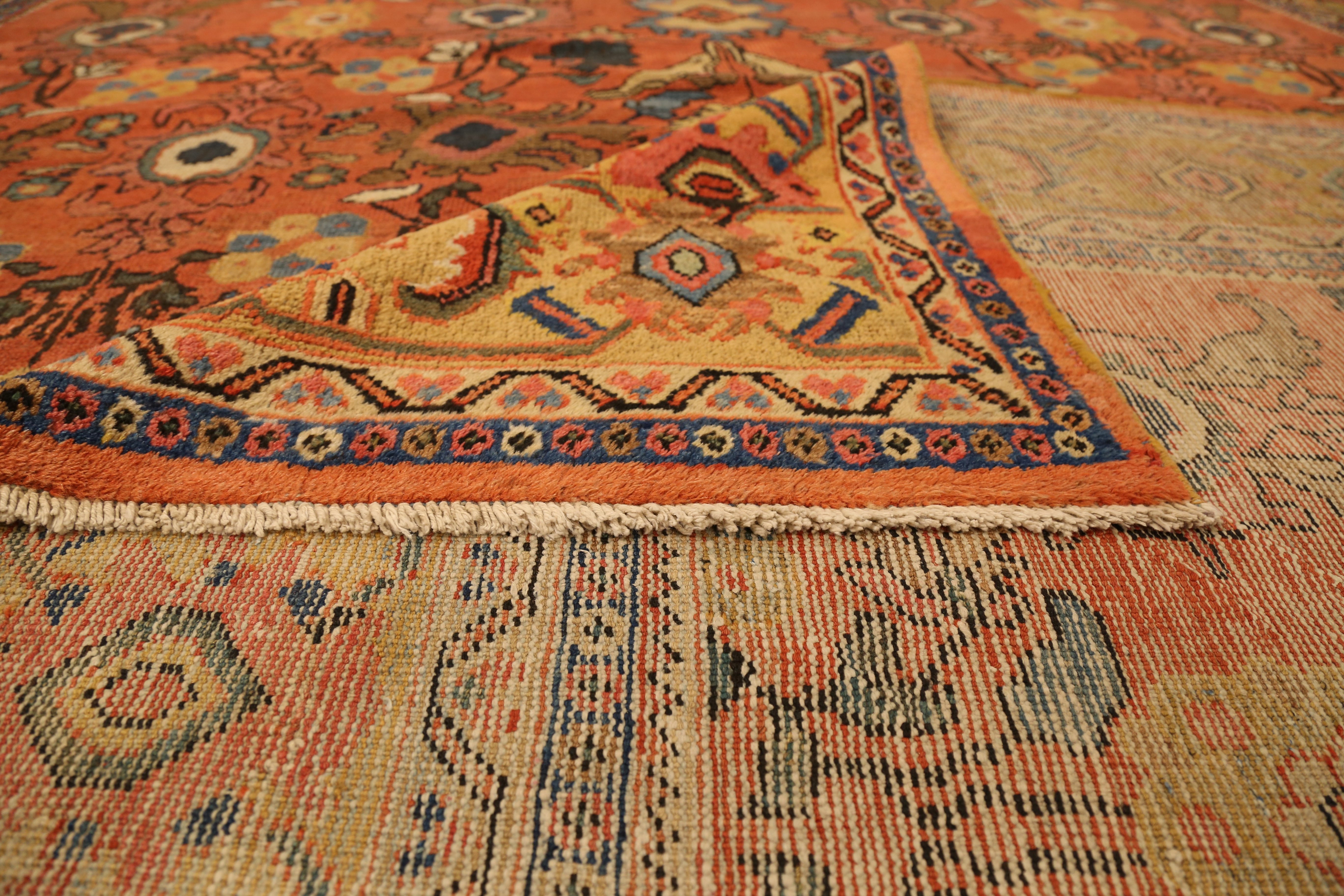 Thumbnail 2 for Antique Persian Mahal Traditional Rug 10831