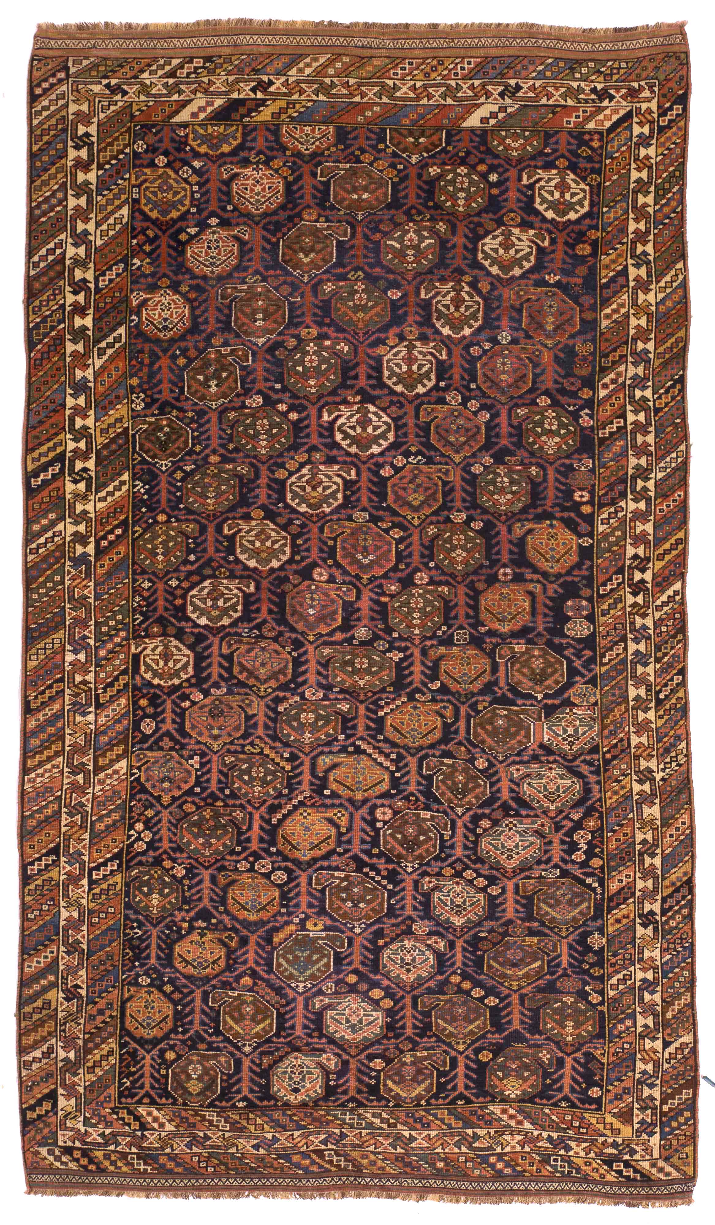 Thumbnail 12 for Antique Persian Shiraz Transitional Rug 10723