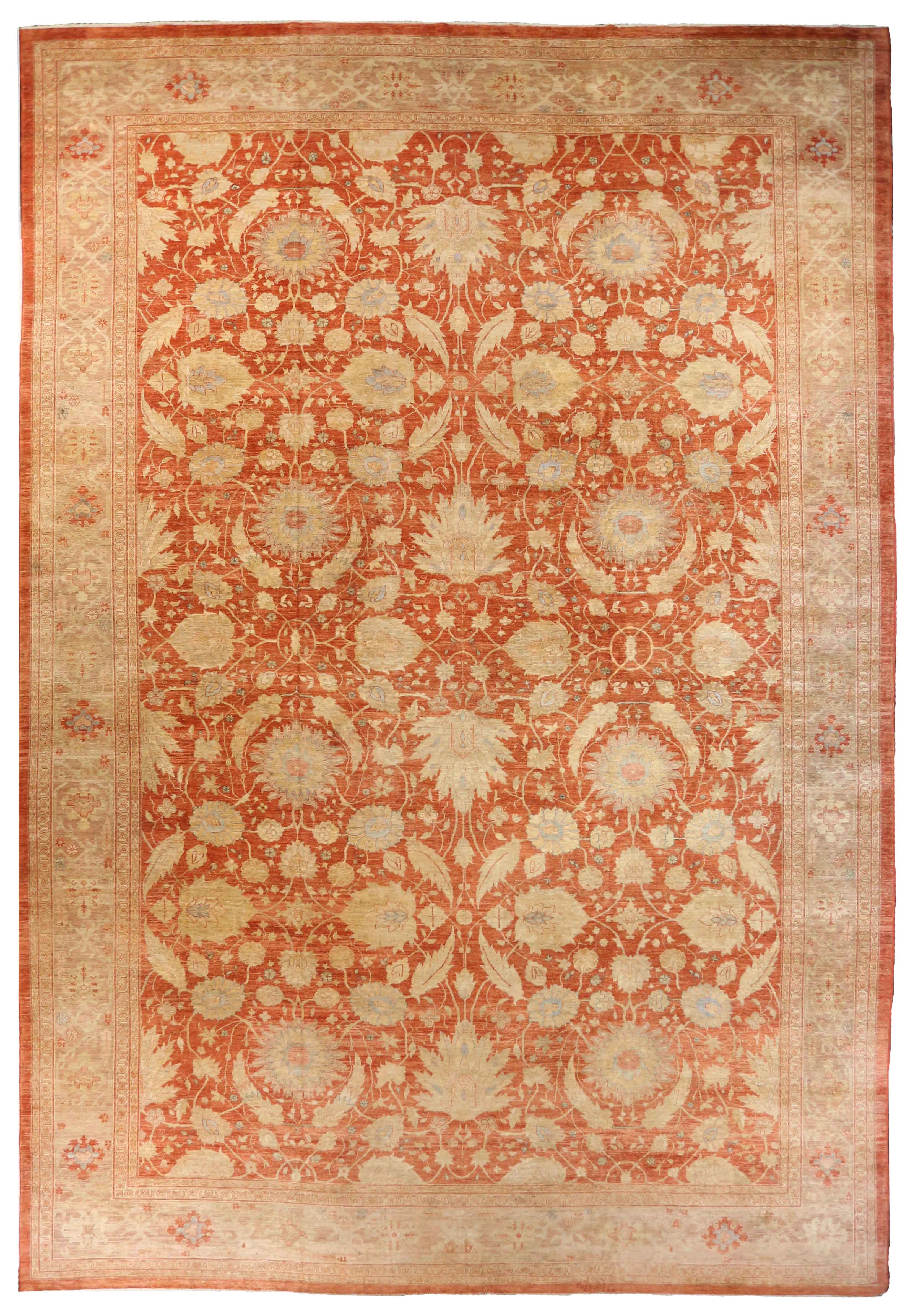Thumbnail 8 for Afghanistan Sultanabad Transitional Rug 10730