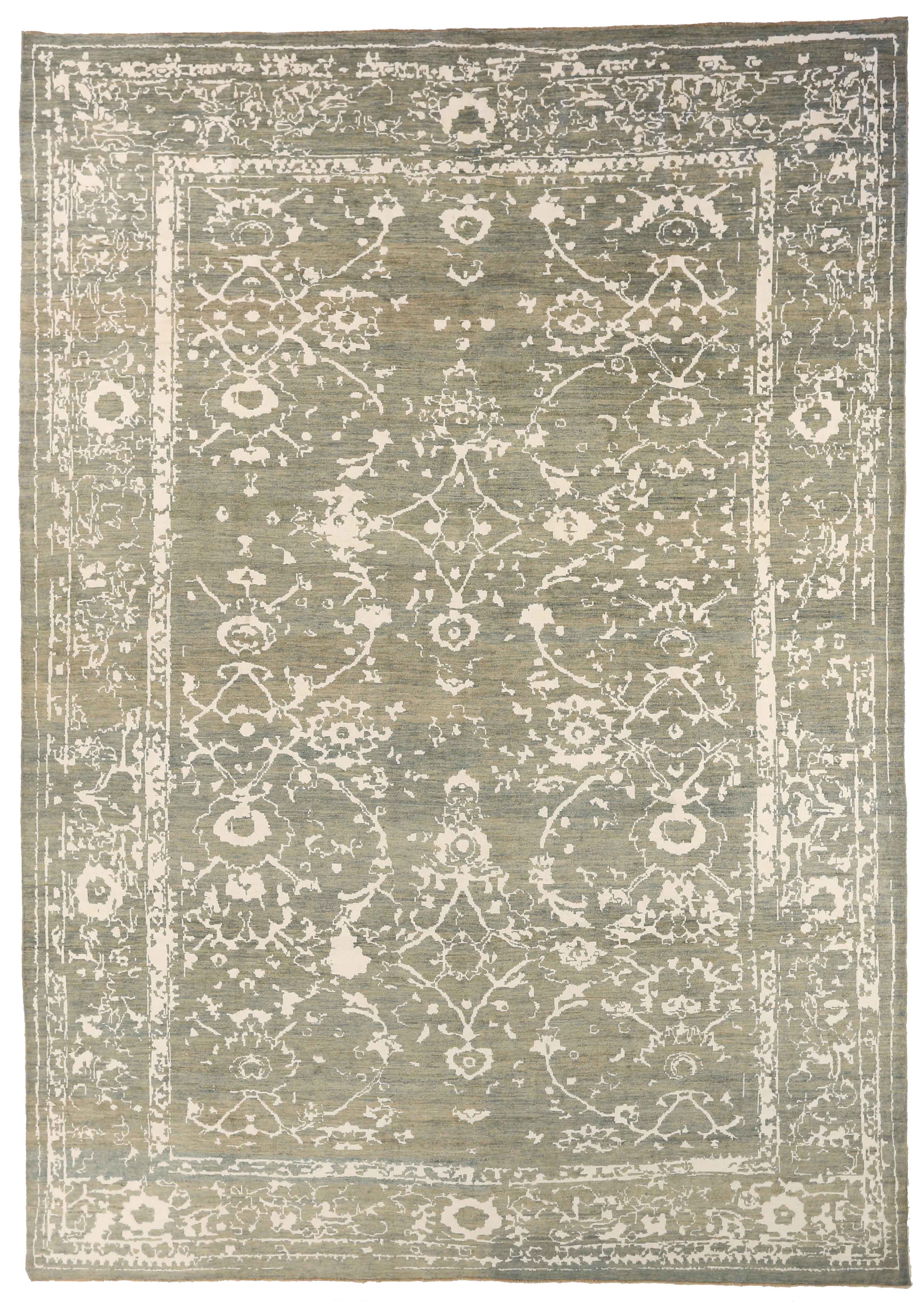 Thumbnail 2 for Persian Sultanabad Transitional Rug 66100
