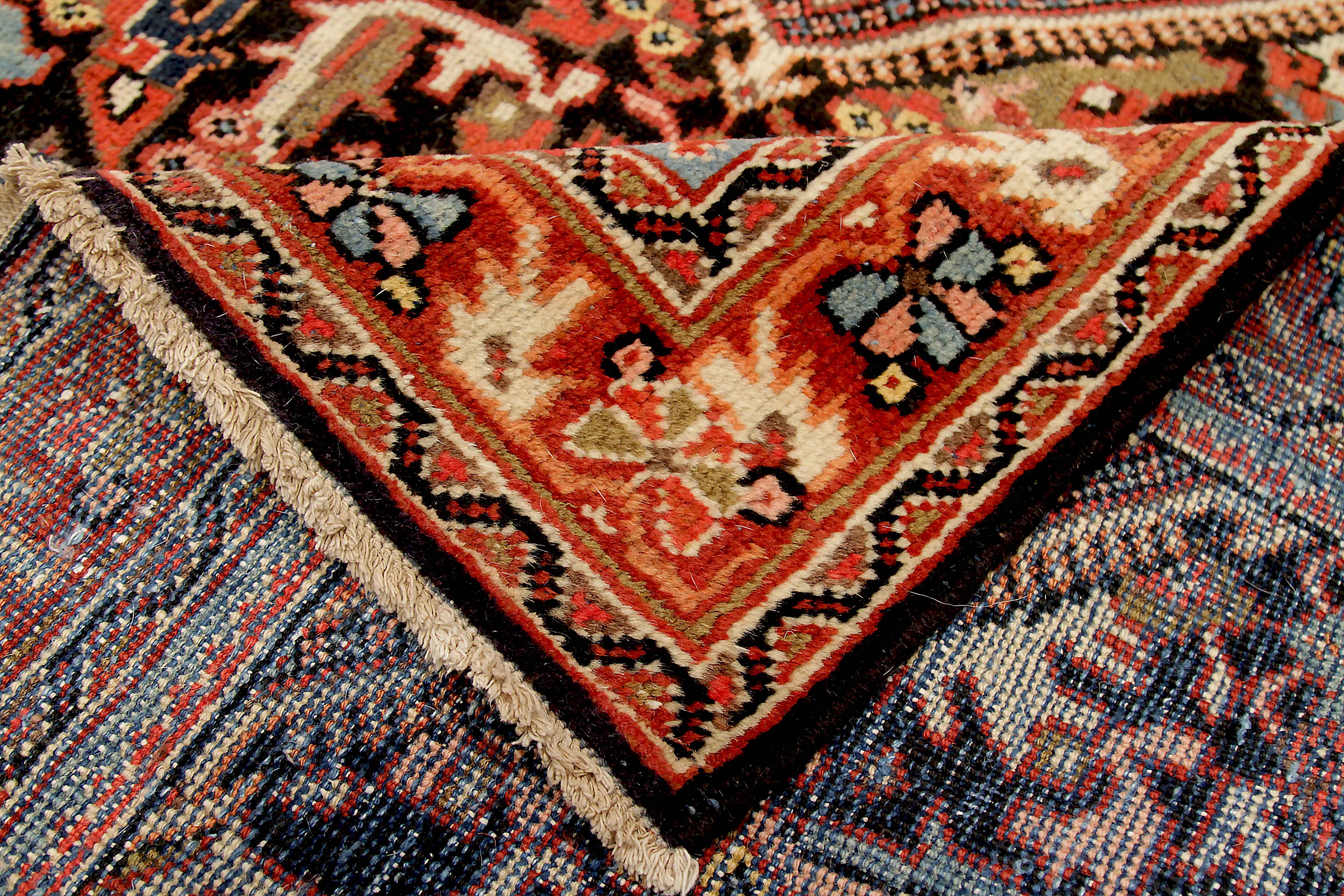Thumbnail 6 for Antique Persian Mahal Traditional Rug 10733