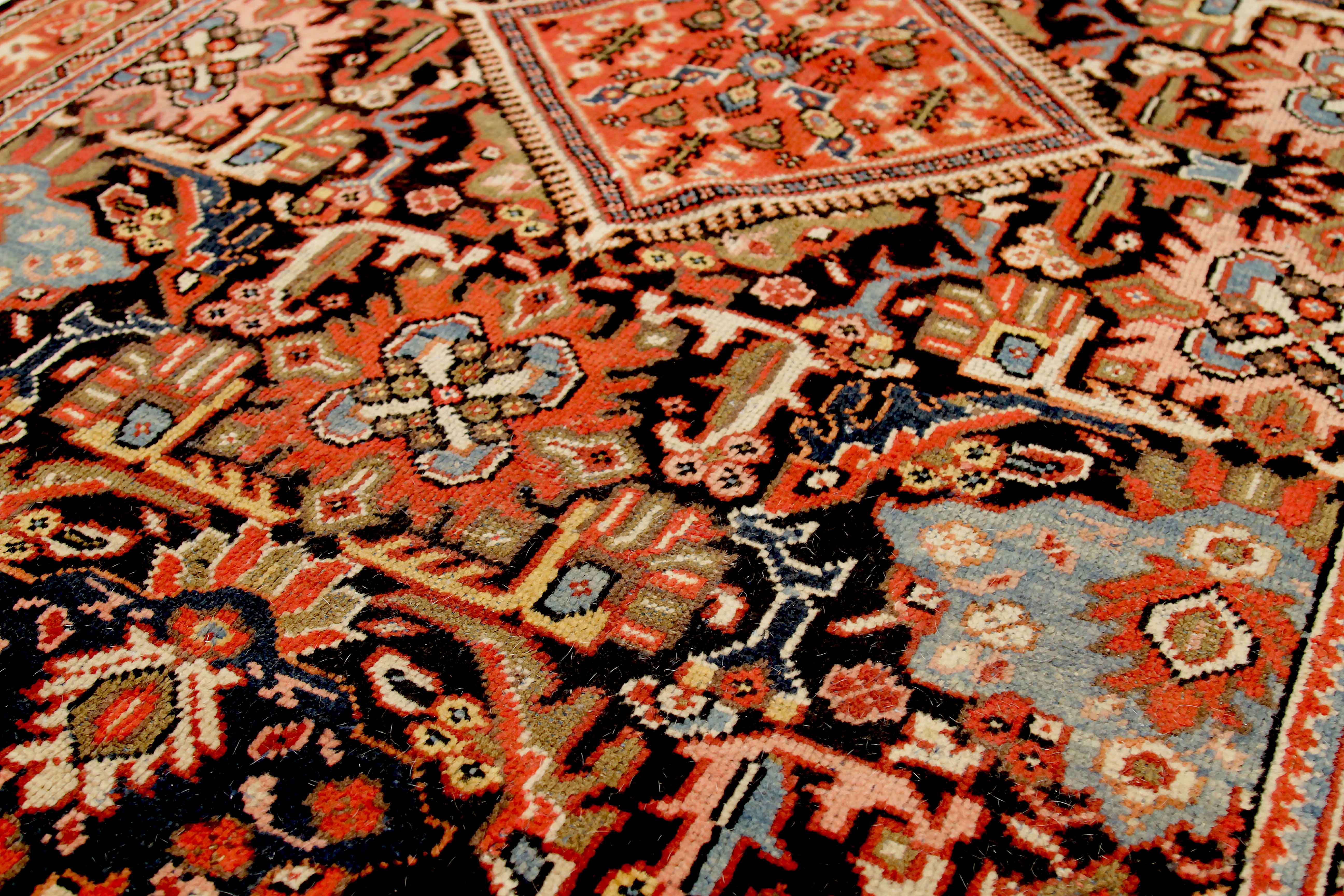 Thumbnail 14 for Antique Persian Mahal Traditional Rug 10733