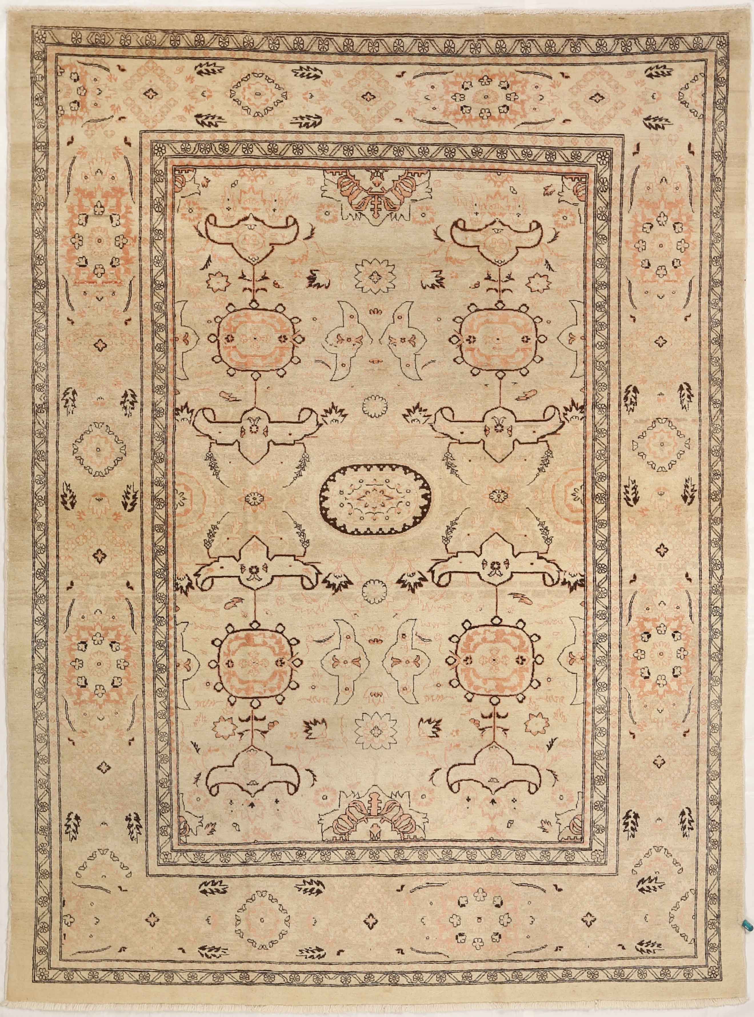 Thumbnail 15 for Antique Persian Tabriz Transitional Rug 10840
