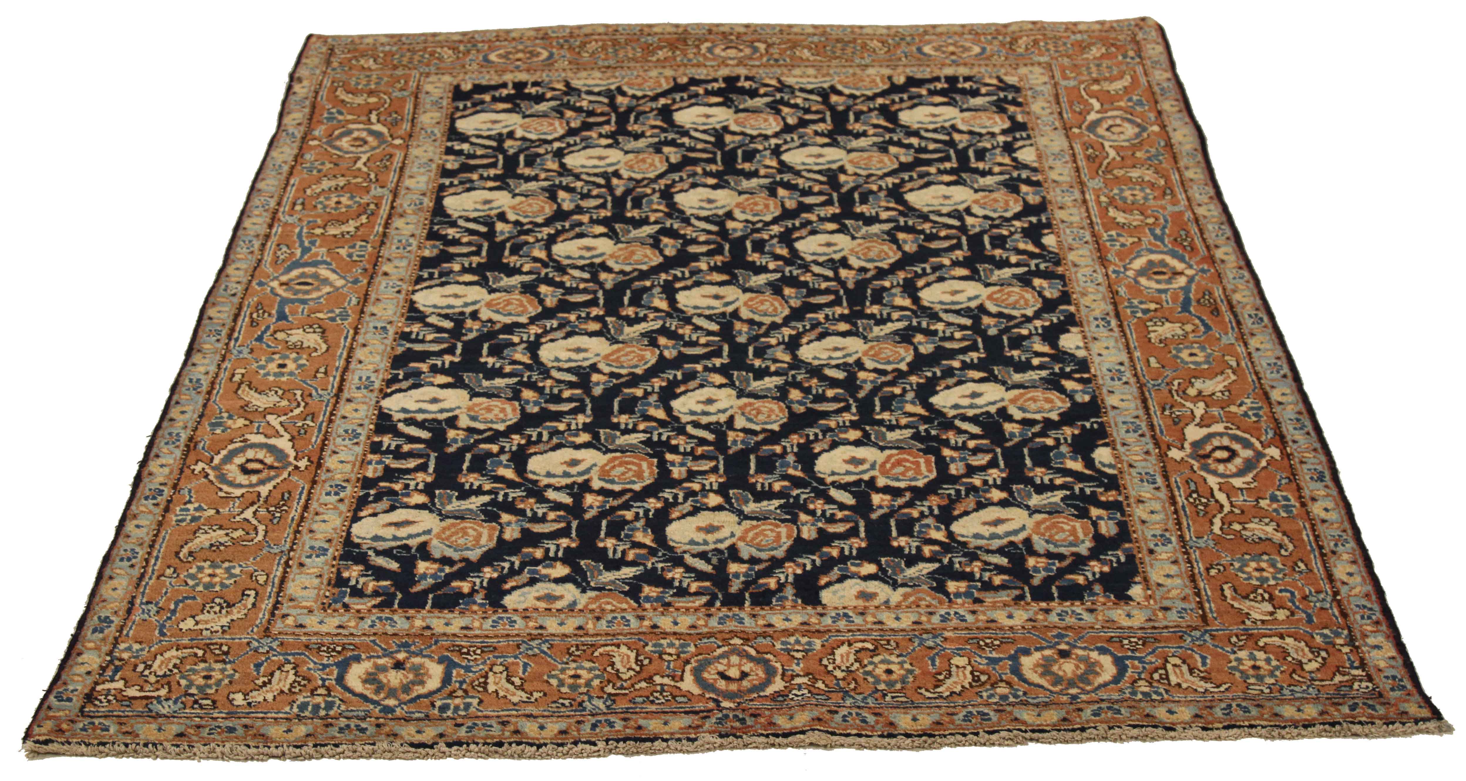 Thumbnail 11 for Antique Persian Tabriz Transitional Rug 10857