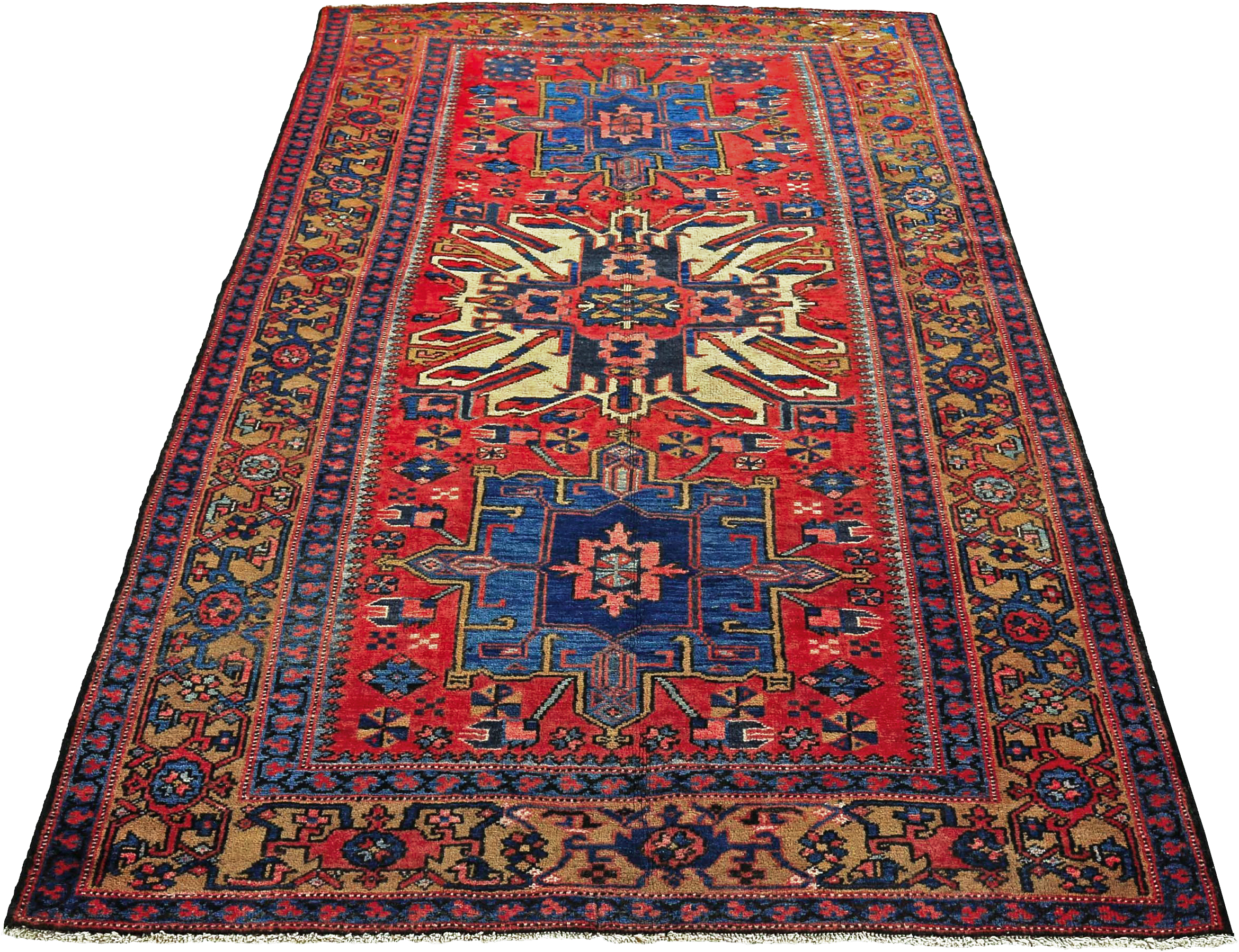 Thumbnail 3 for Antique Persian Azarbaijan Traditional Rug 89623