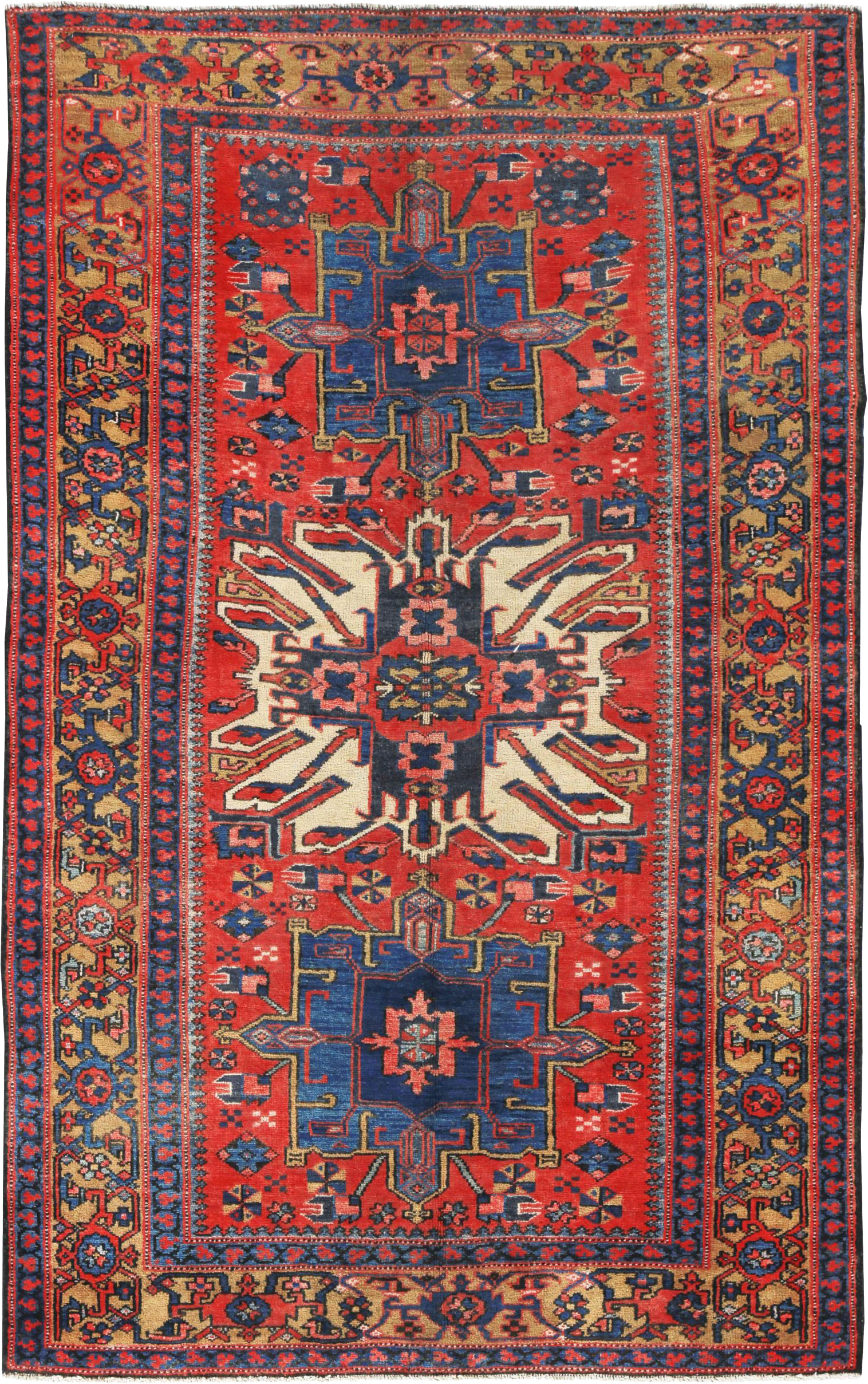 Thumbnail 2 for Antique Persian Azarbaijan Traditional Rug 89623