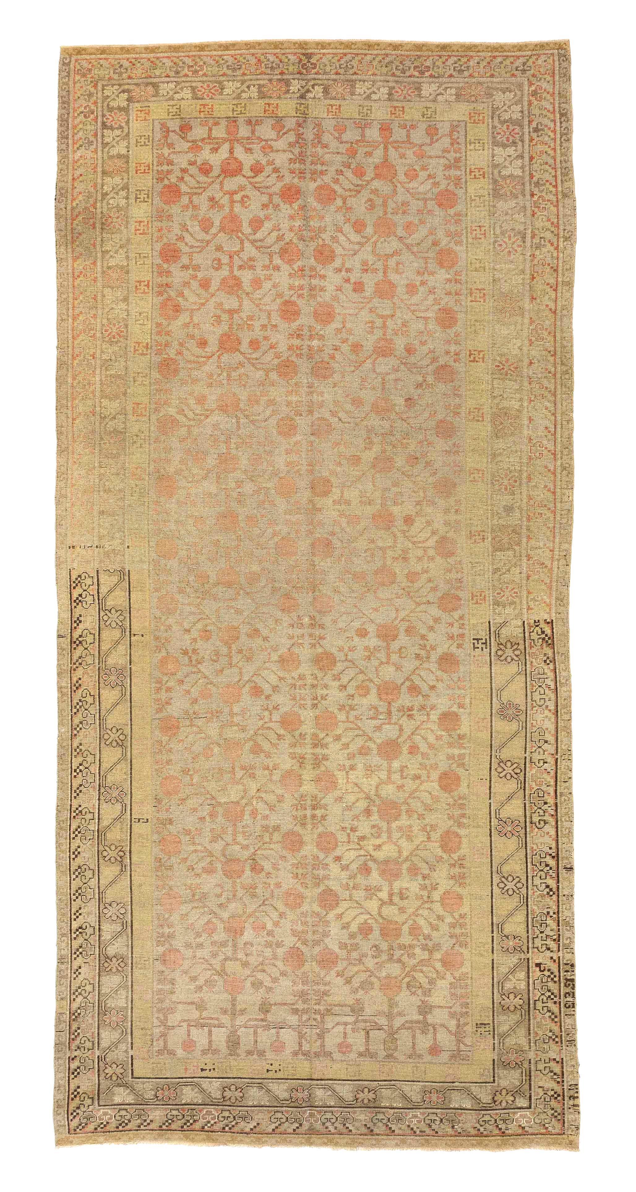 Thumbnail 5 for Antique Russia Khotan Transitional Rug 10864