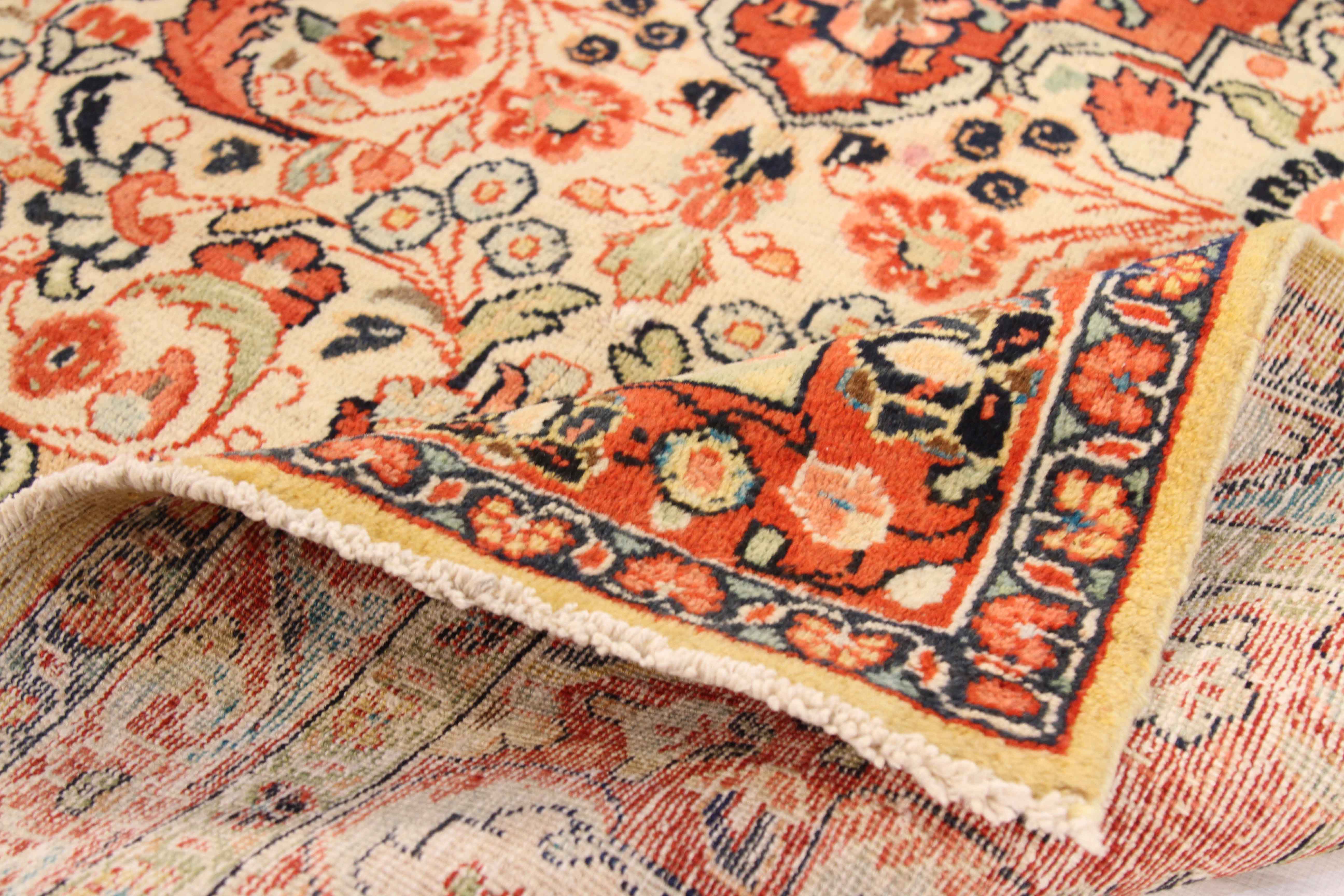 Thumbnail 7 for Antique Persian Mahal Traditional Rug 10870