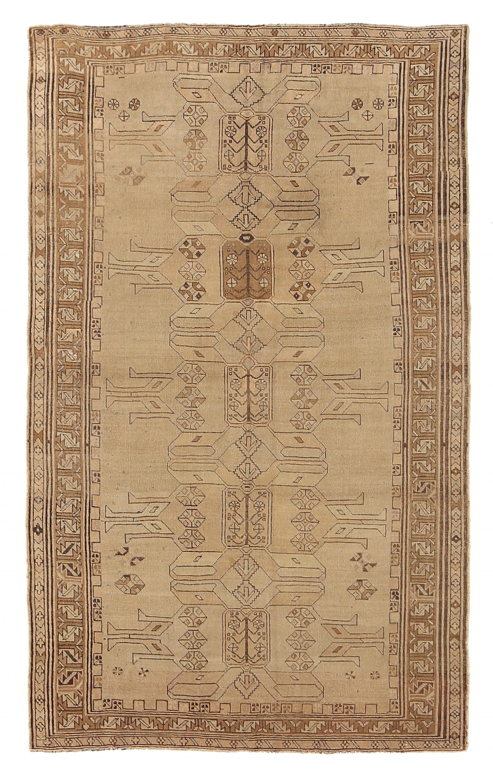 Thumbnail 6 for Vintage Russia Kazakhstan Tribal Rug 10395