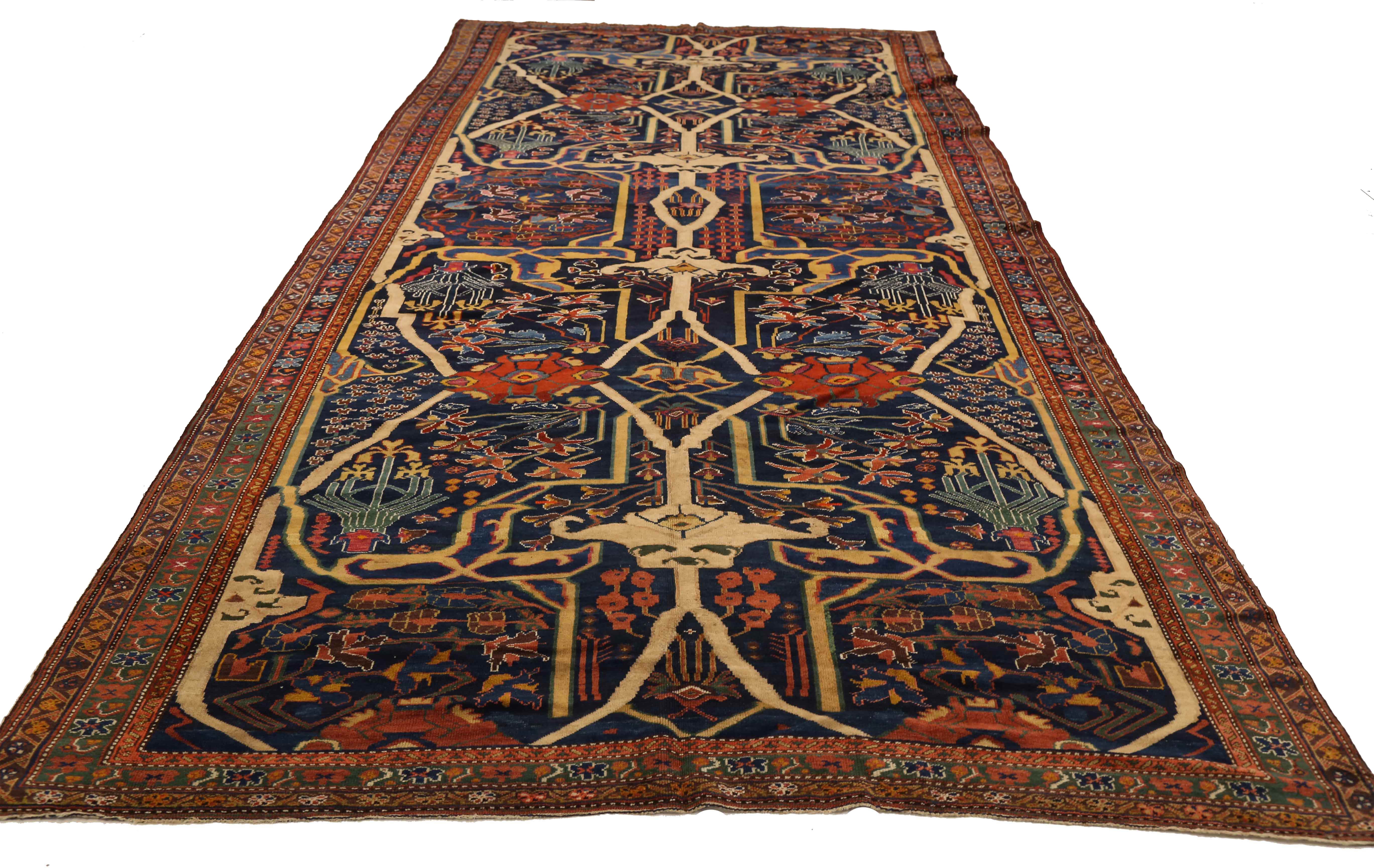 Thumbnail 3 for Antique Persian Bijar Transitional Rug 10876