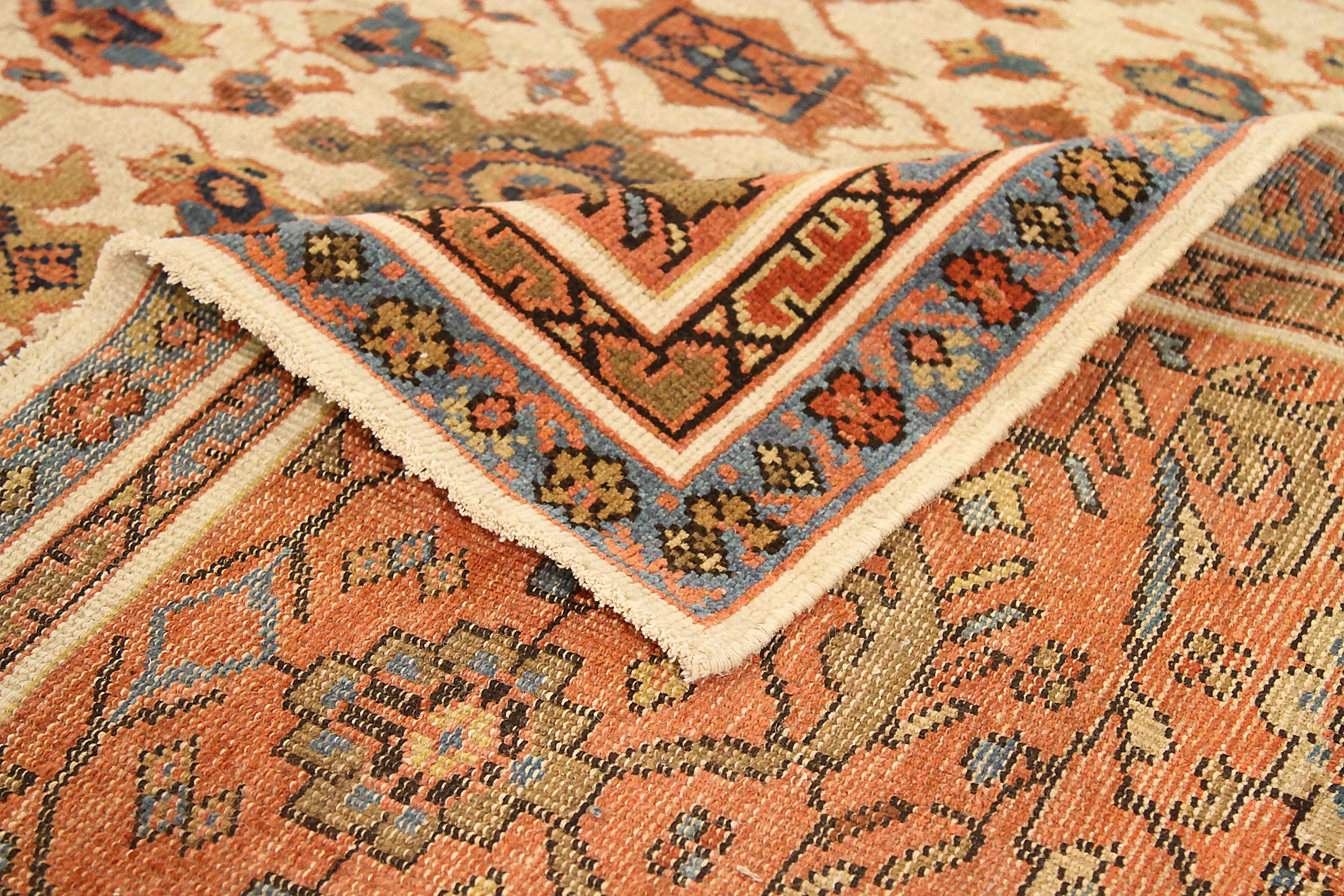 Thumbnail 4 for Antique Persian Sultanabad Traditional Rug 66276