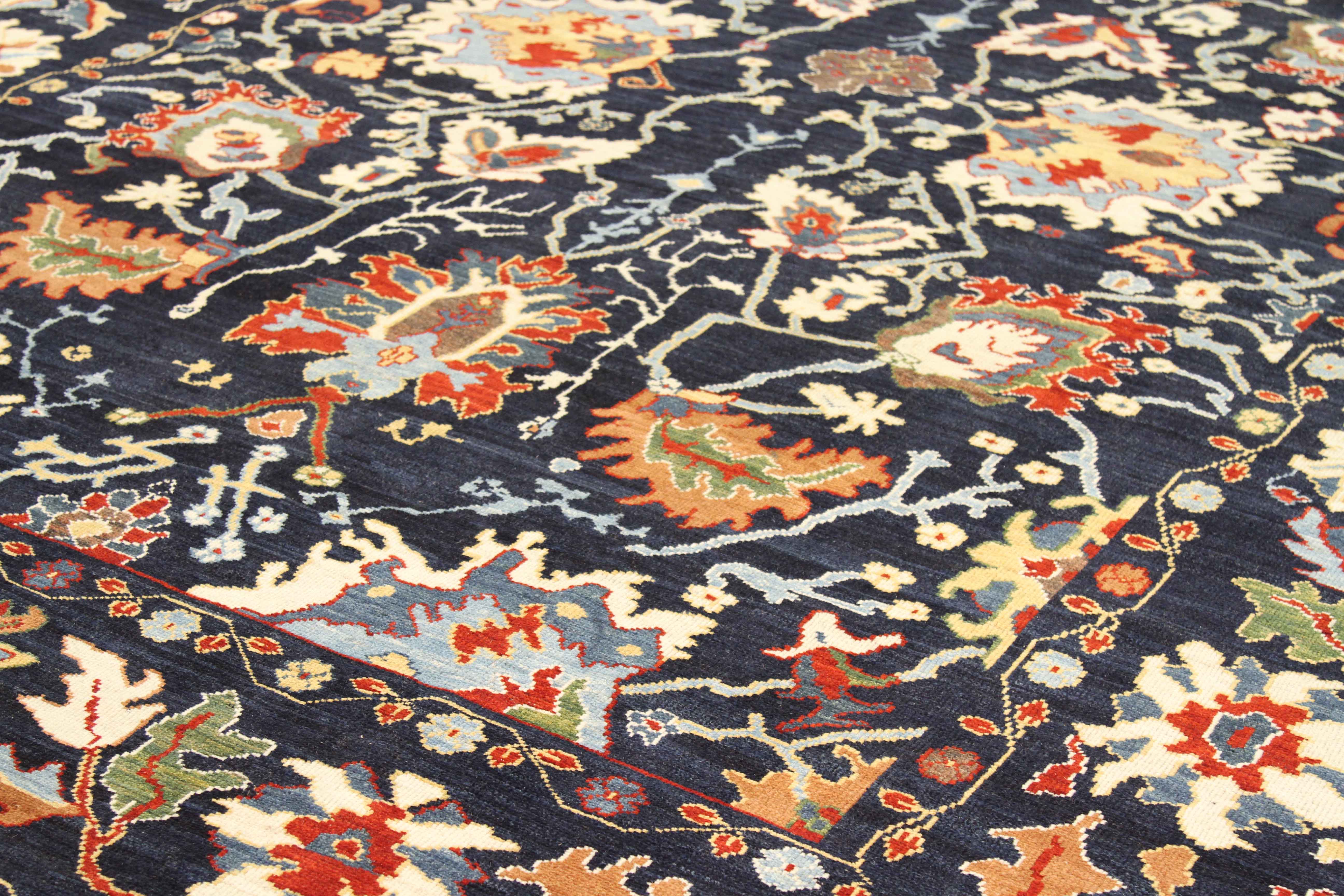 Thumbnail 3 for Persian Oushak Traditional Rug 66649