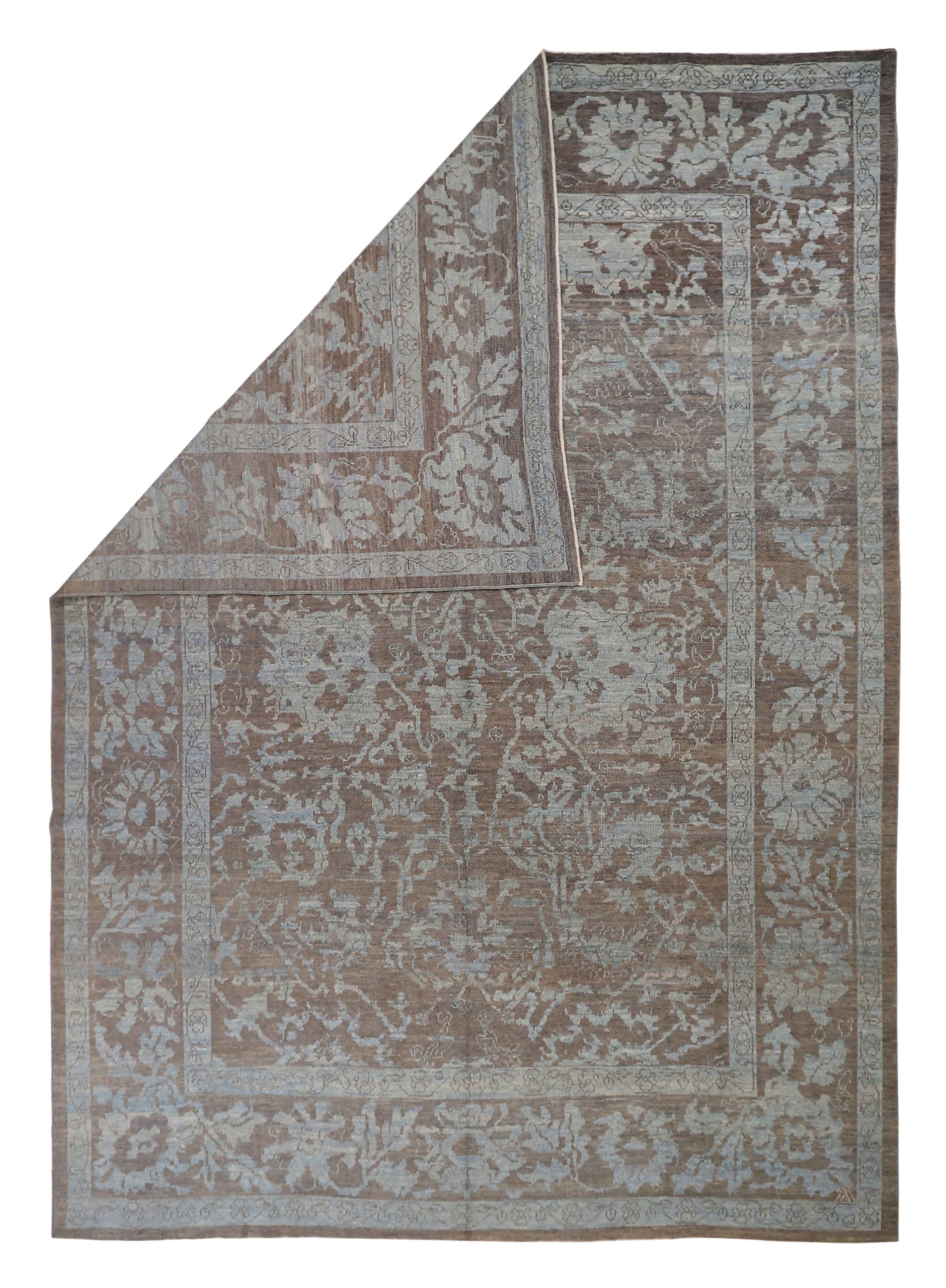 Thumbnail 4 for Persian Oushak Transitional Rug 89072